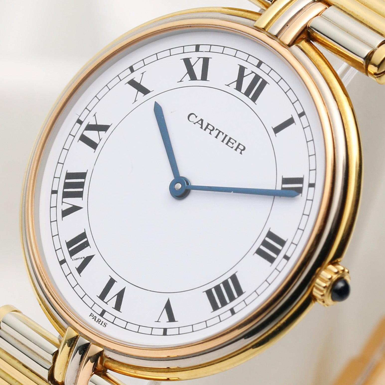 Cartier 18K Gold Second Hand Watch Collectors 4