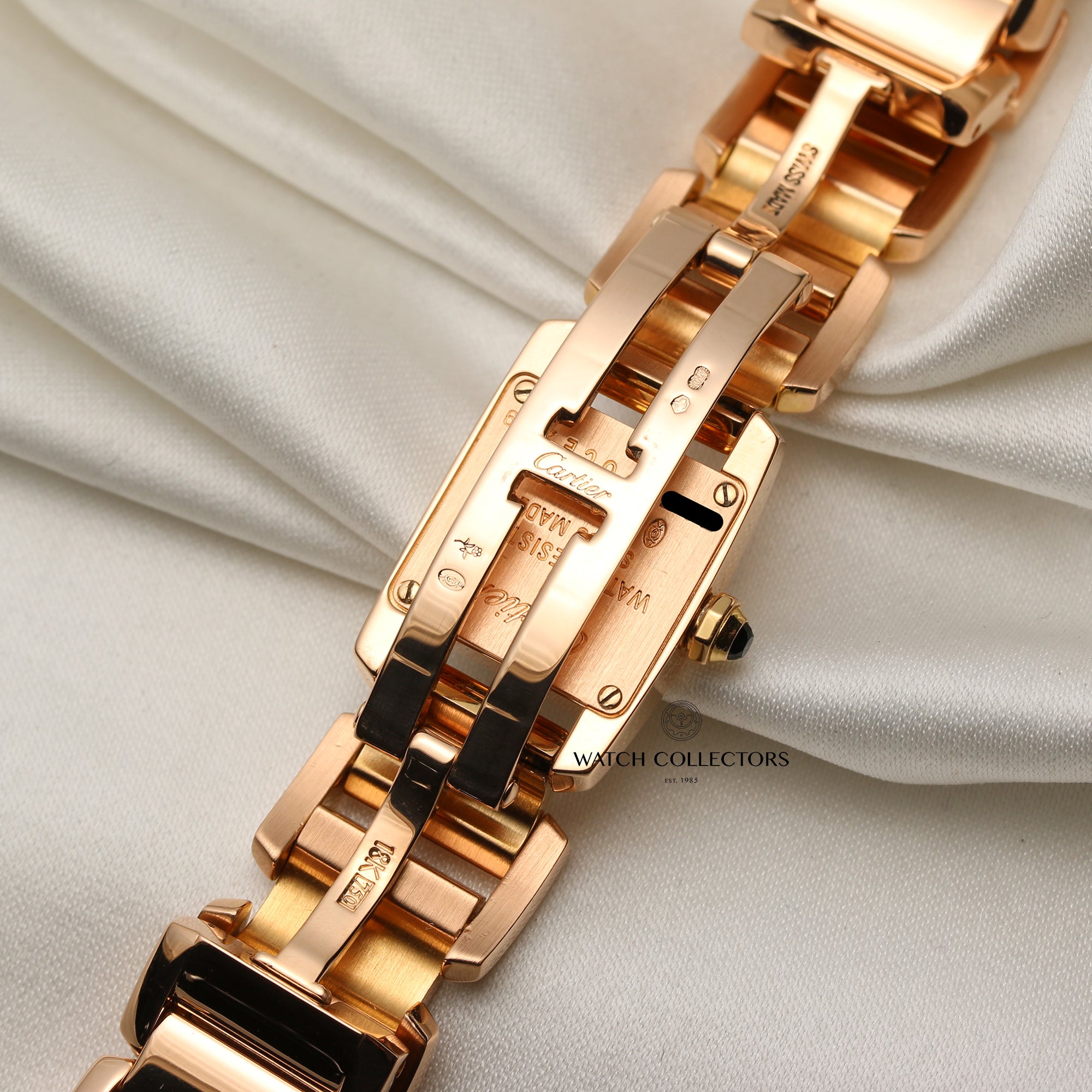 Cartier 18K Rose Gold Second Hand Watch Collectors 7