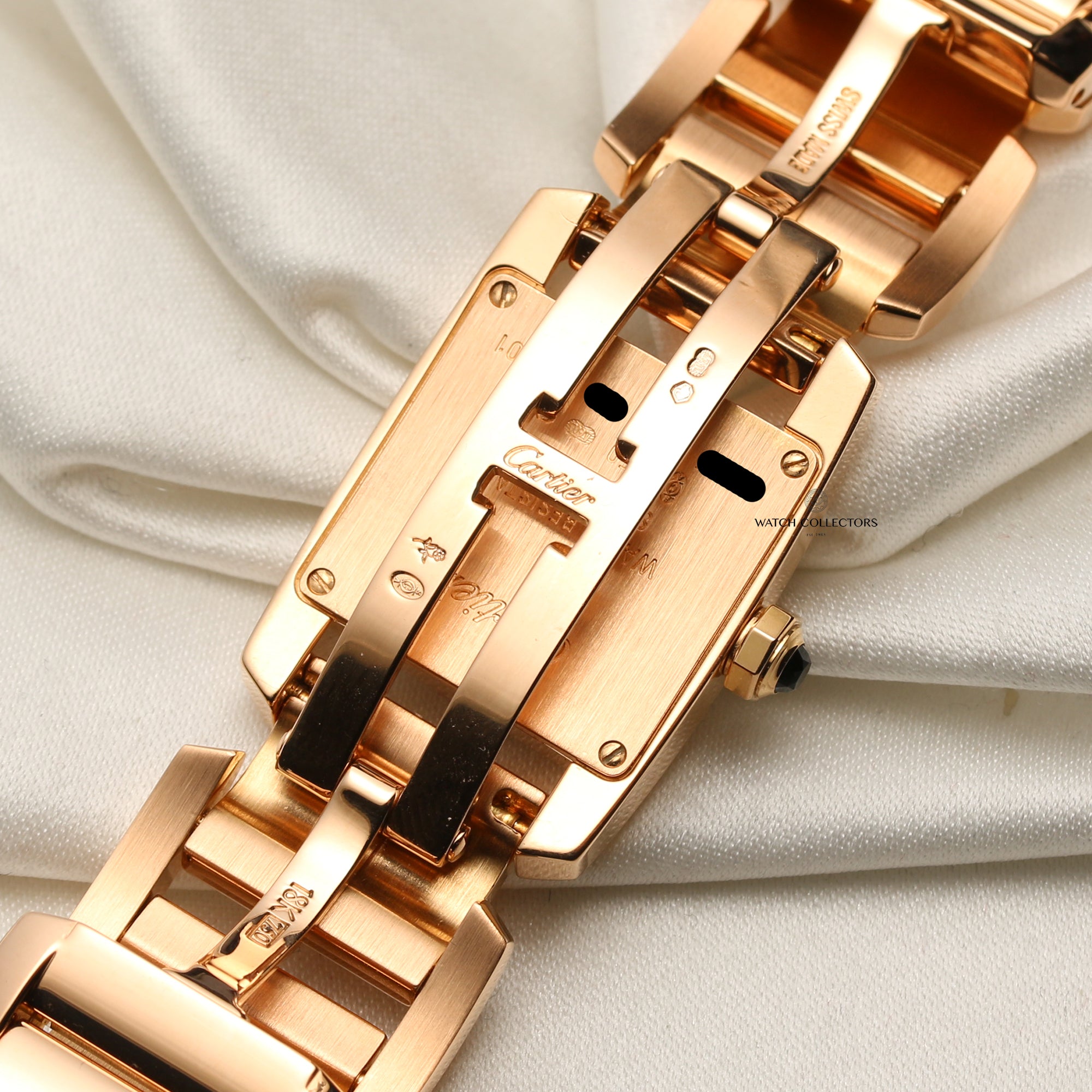 Cartier 18K Rose Gold Second hand Watch Collectors 4
