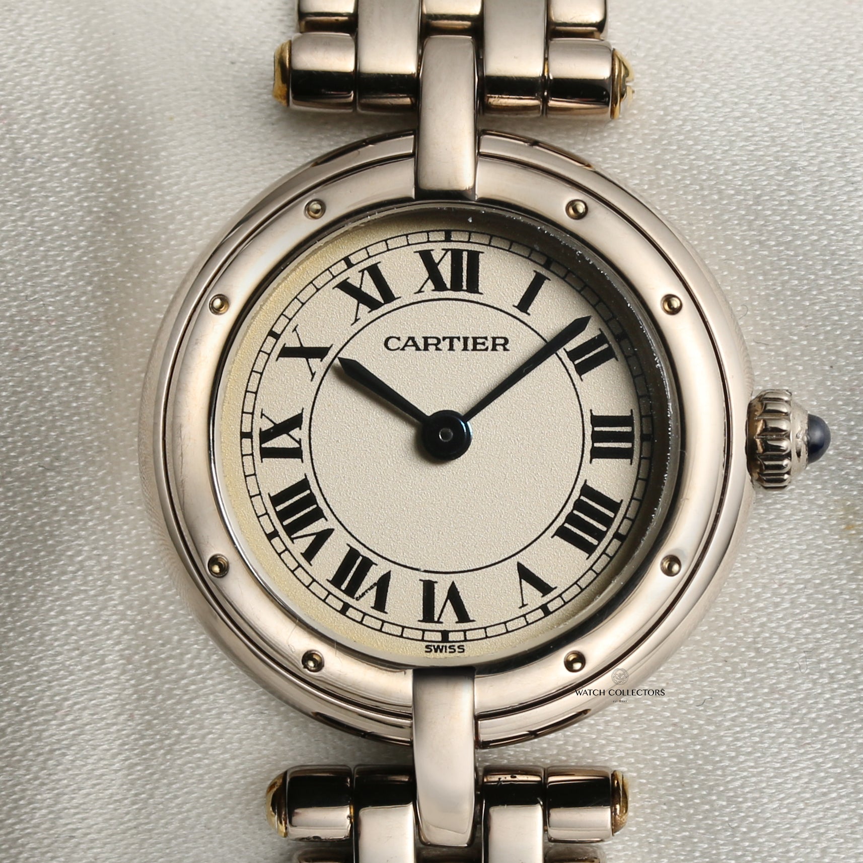 Cartier 18K White Gold Second Hand Watch Collectors 2