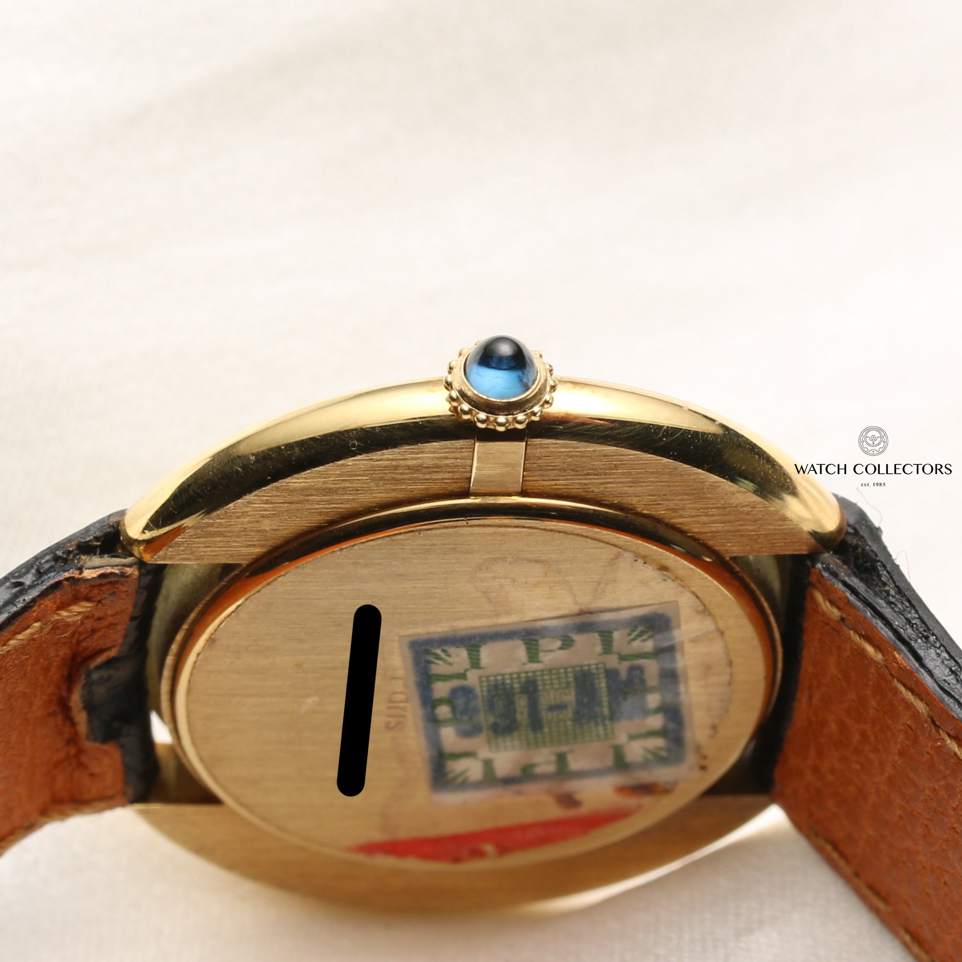 Cartier 18K Yellow Gold Champagne Dial Second Hand Watch Collectors 5