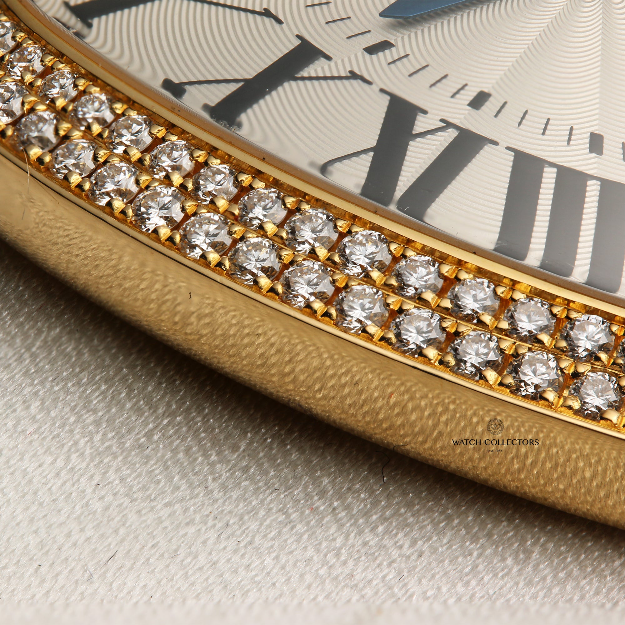 Cartier 18K Yellow Gold Diamond Bezel Second Hand Watch Collectors 6