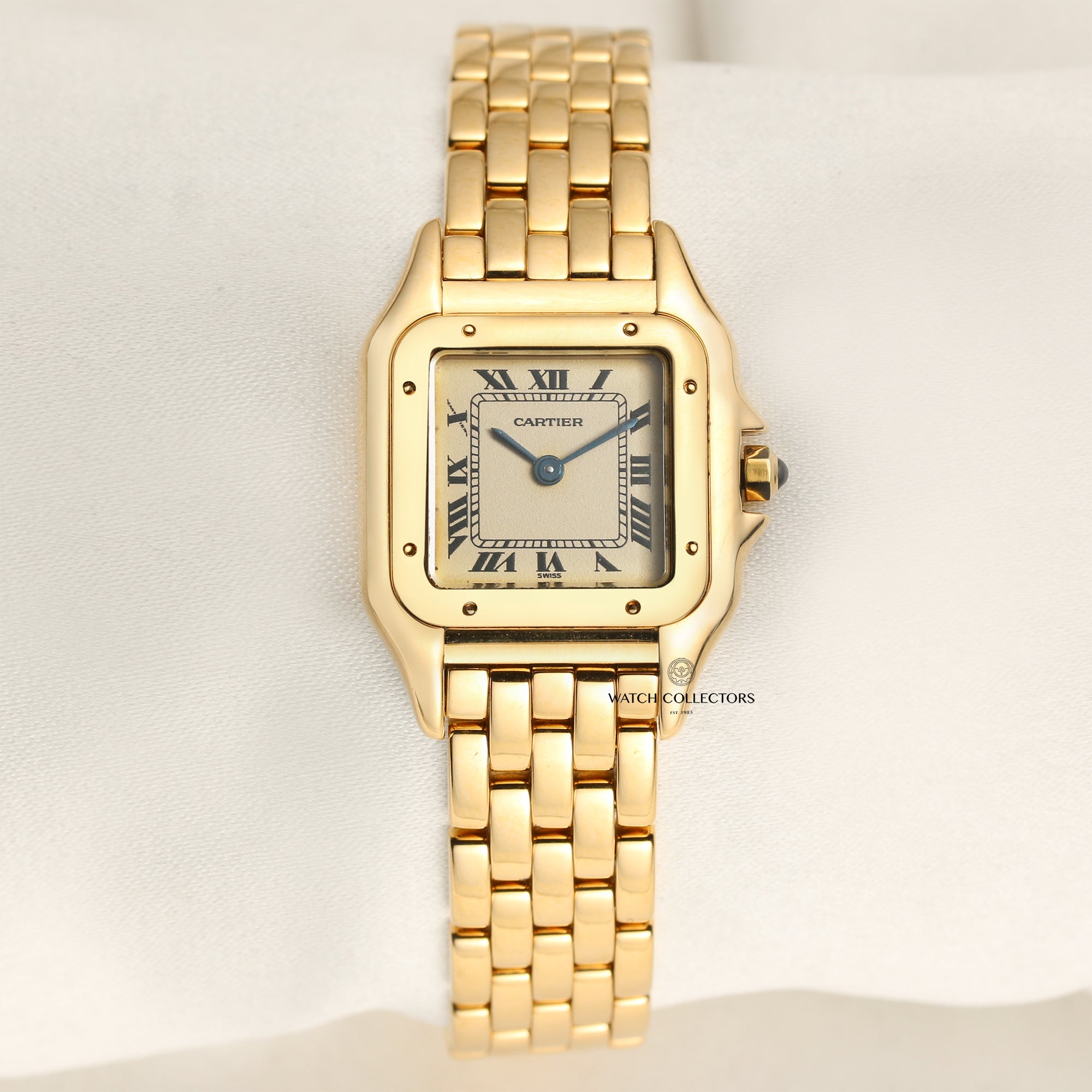Cartier 18K Yellow Gold Lady Panthere Second Hand Watch Collectors 1