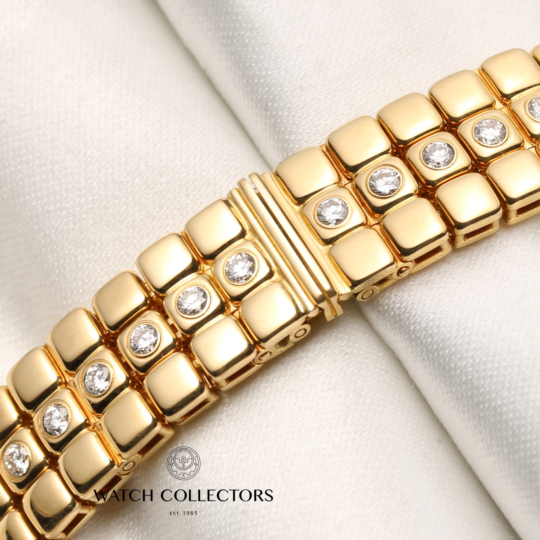 Cartier 18K Yellow Gold MOP Diamond Second Hand Watch Collectors 8