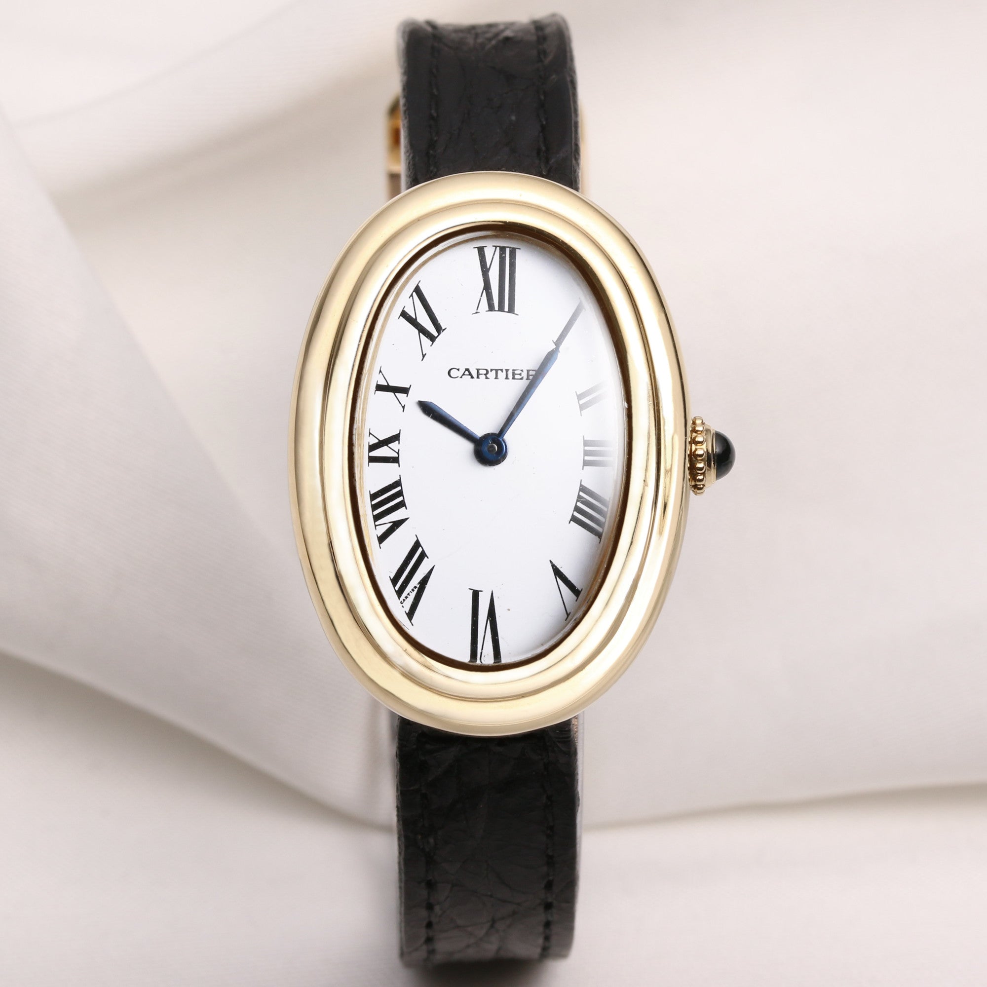 Cartier 18K Yellow Gold Second Hand Watch Collectors 1
