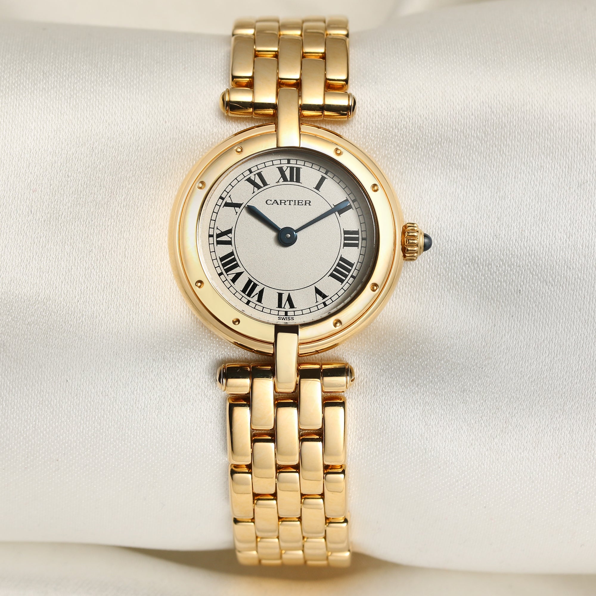 Cartier 18K Yellow Gold Second Hand Watch Collectors 1