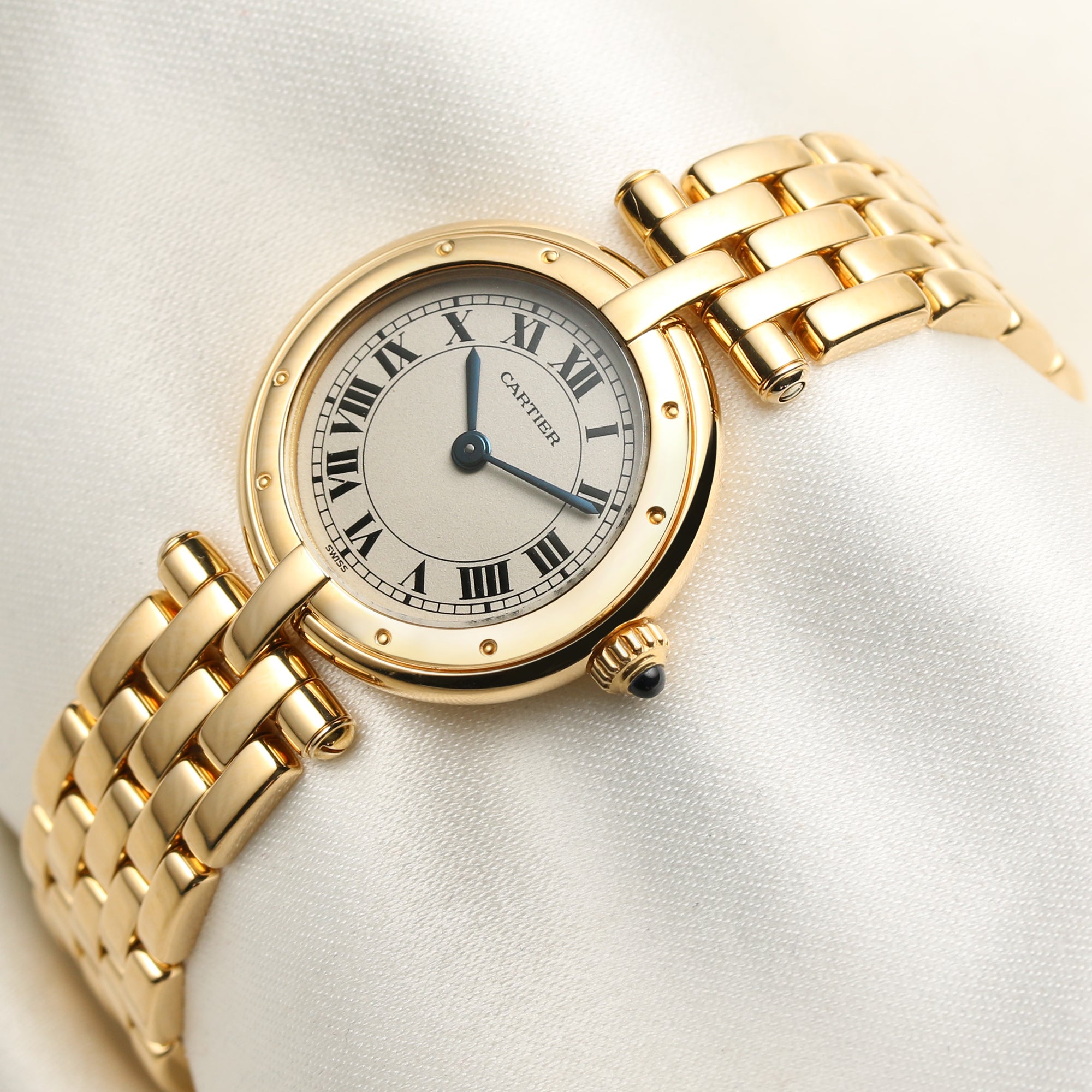 Cartier 18K Yellow Gold Second Hand Watch Collectors 3