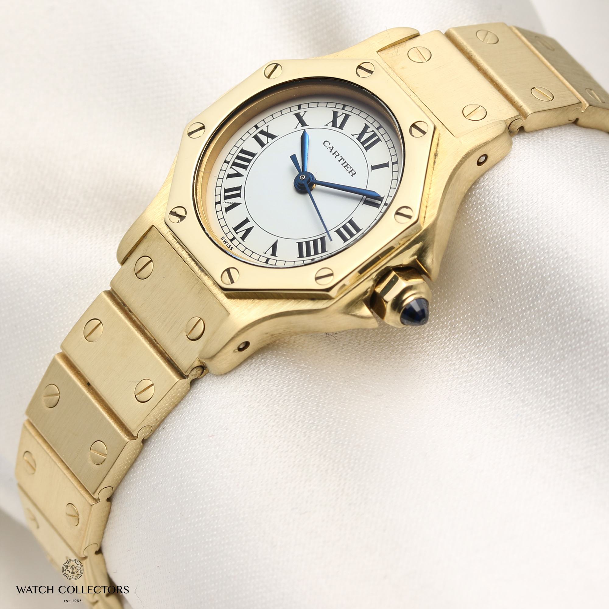 Cartier 18K Yellow Gold Second Hand Watch Collectors 3