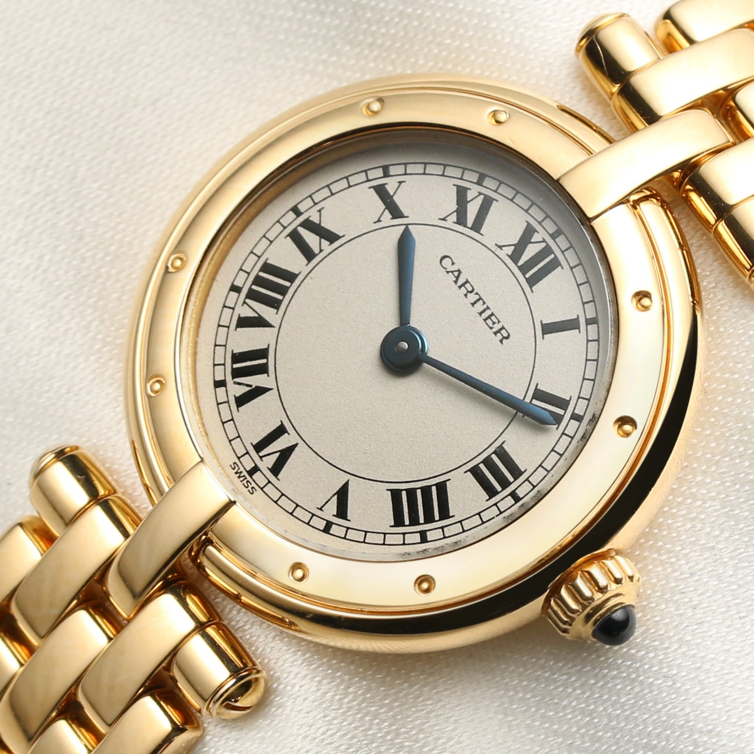 Cartier 18K Yellow Gold Second Hand Watch Collectors 4