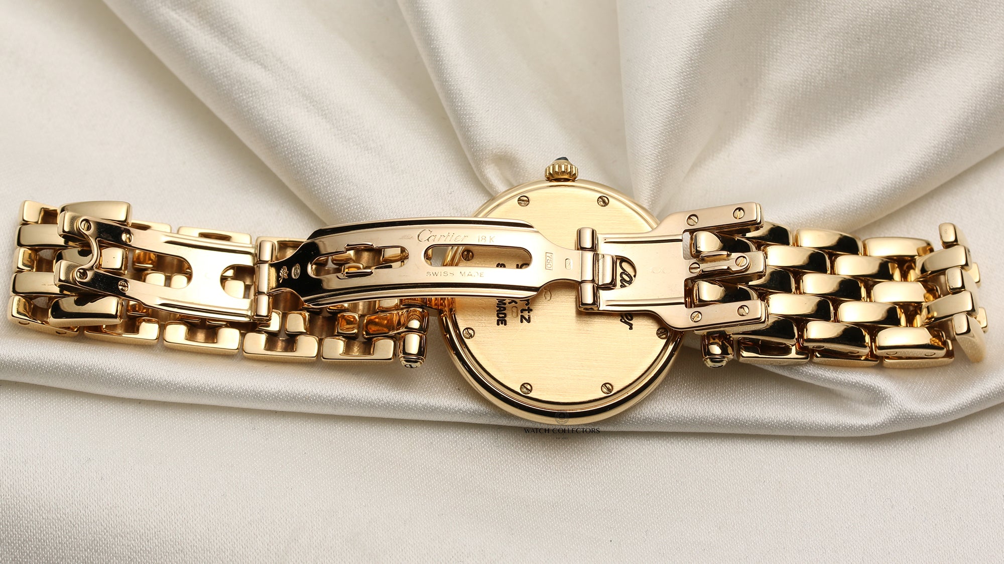 Cartier 18K Yellow Gold Second Hand Watch Collectors 7