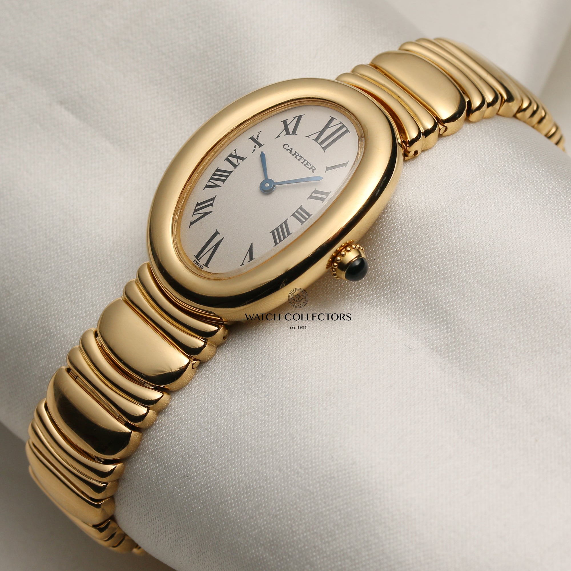 Cartier Baignoire 18K Yellow Gold Second Hand Watch Collectors 3