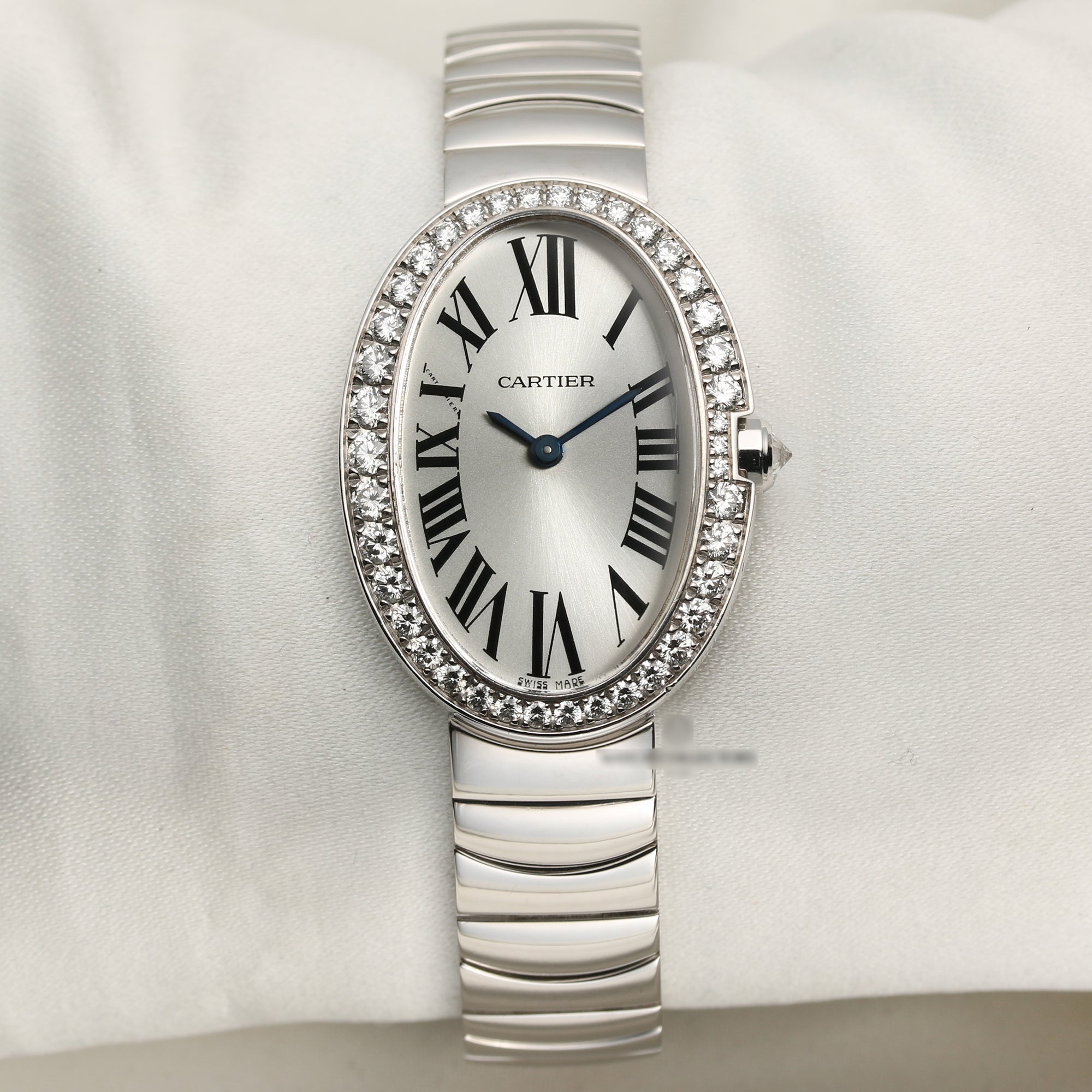 Cartier-Baignoire-3065-18K-White-Gold-Diamond-Bezel-Second-Hand-Watch-Collectors-1
