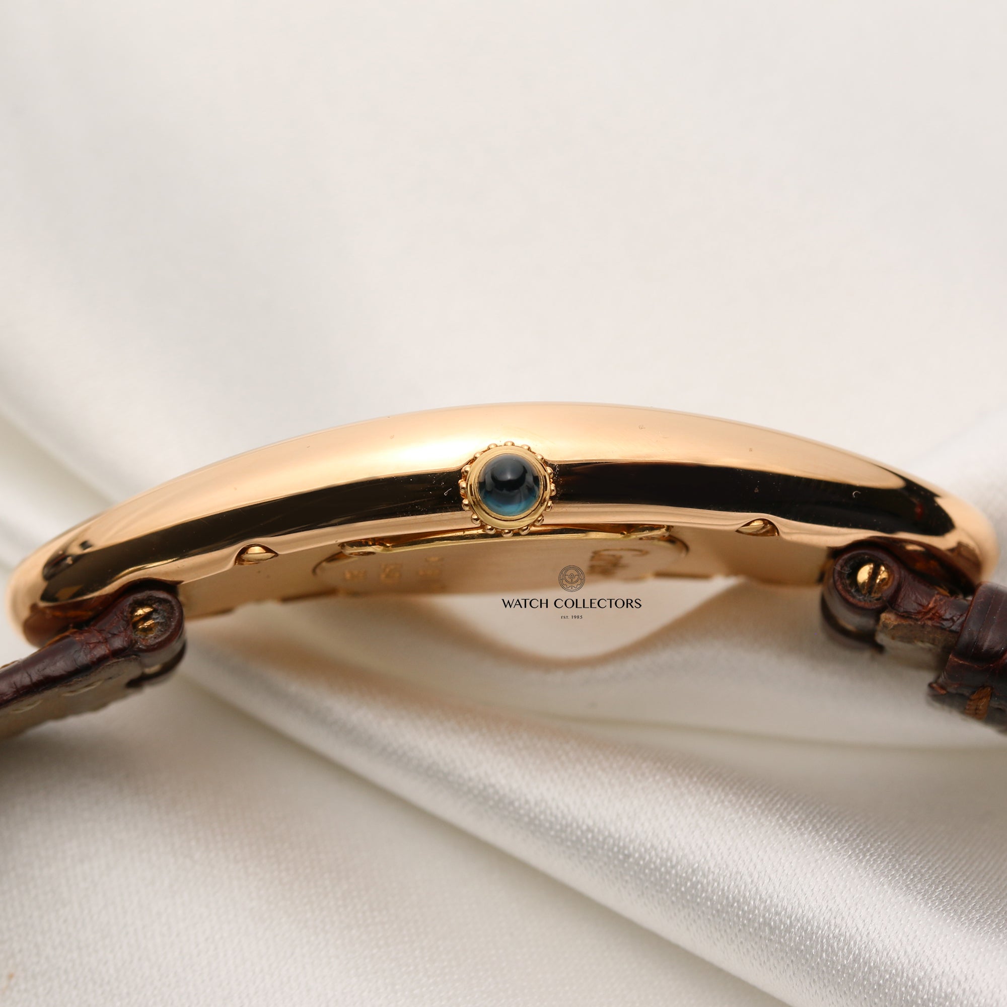 Cartier Baignoire Allongée 18K Rose Gold Second Hand Watch Collectors 5