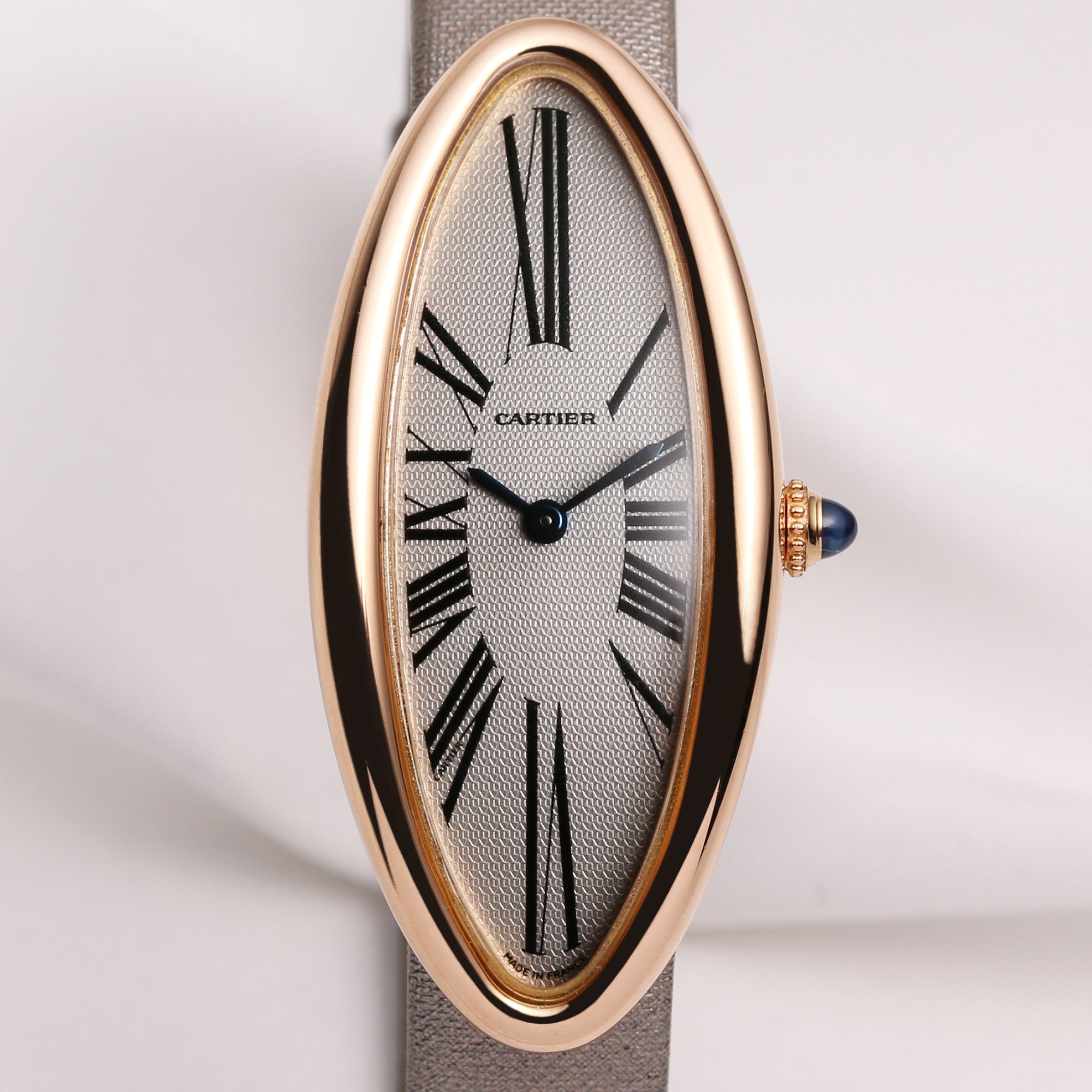 Cartier Baignoire Allongee 18K Rose Gold Second Hand Watch Collectors 2