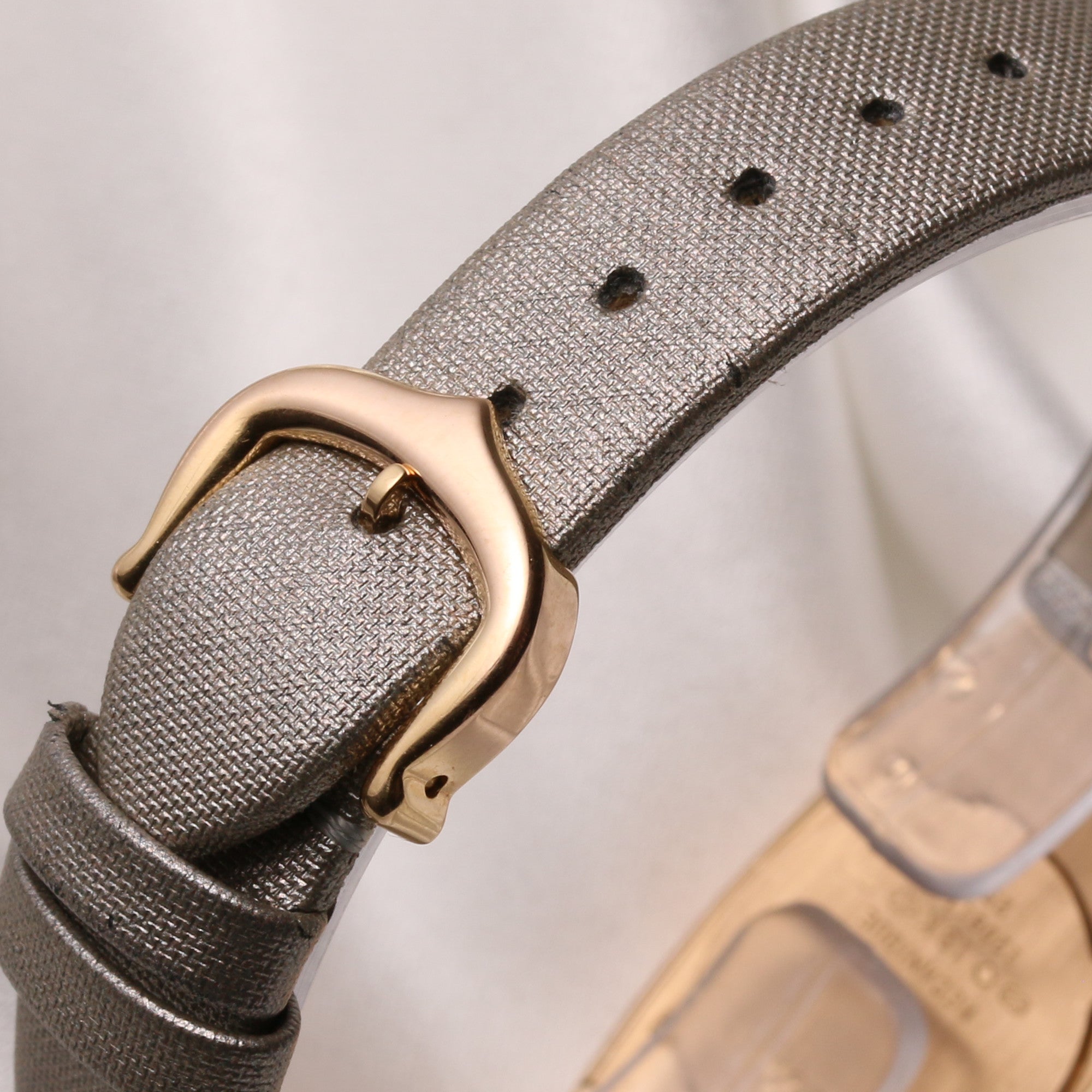 Cartier Baignoire Allongee 18K Rose Gold Second Hand Watch Collectors 6