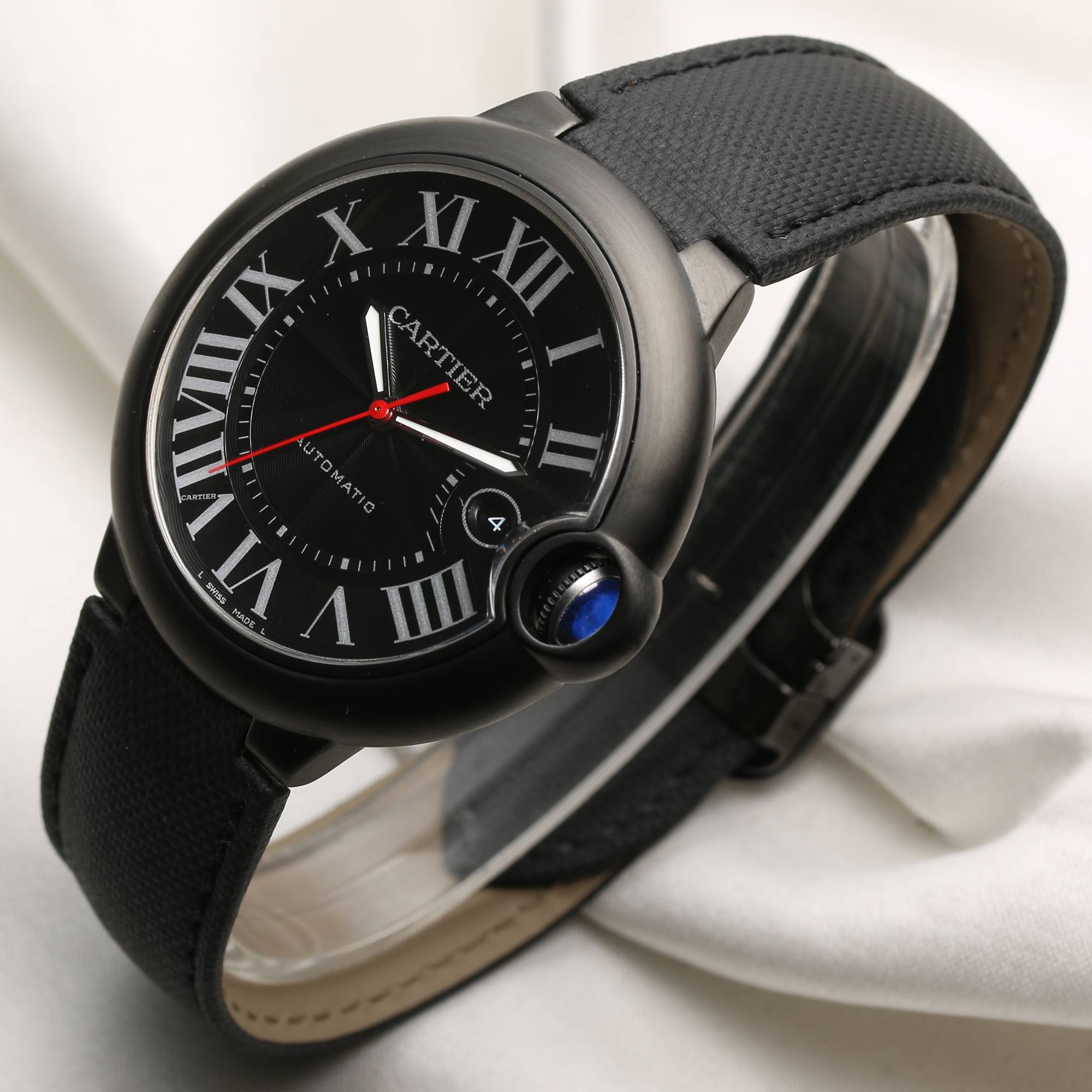 Cartier Ballon Bleu Carbon Second Hand Watch Collectors 3