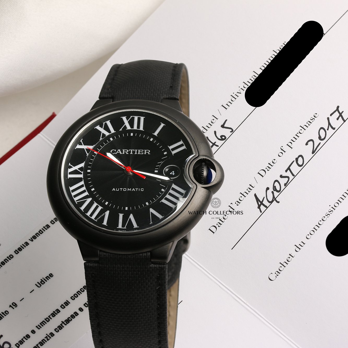Cartier-Ballon-Bleu-Carbon-Second-Hand-Watch-Collectors-7