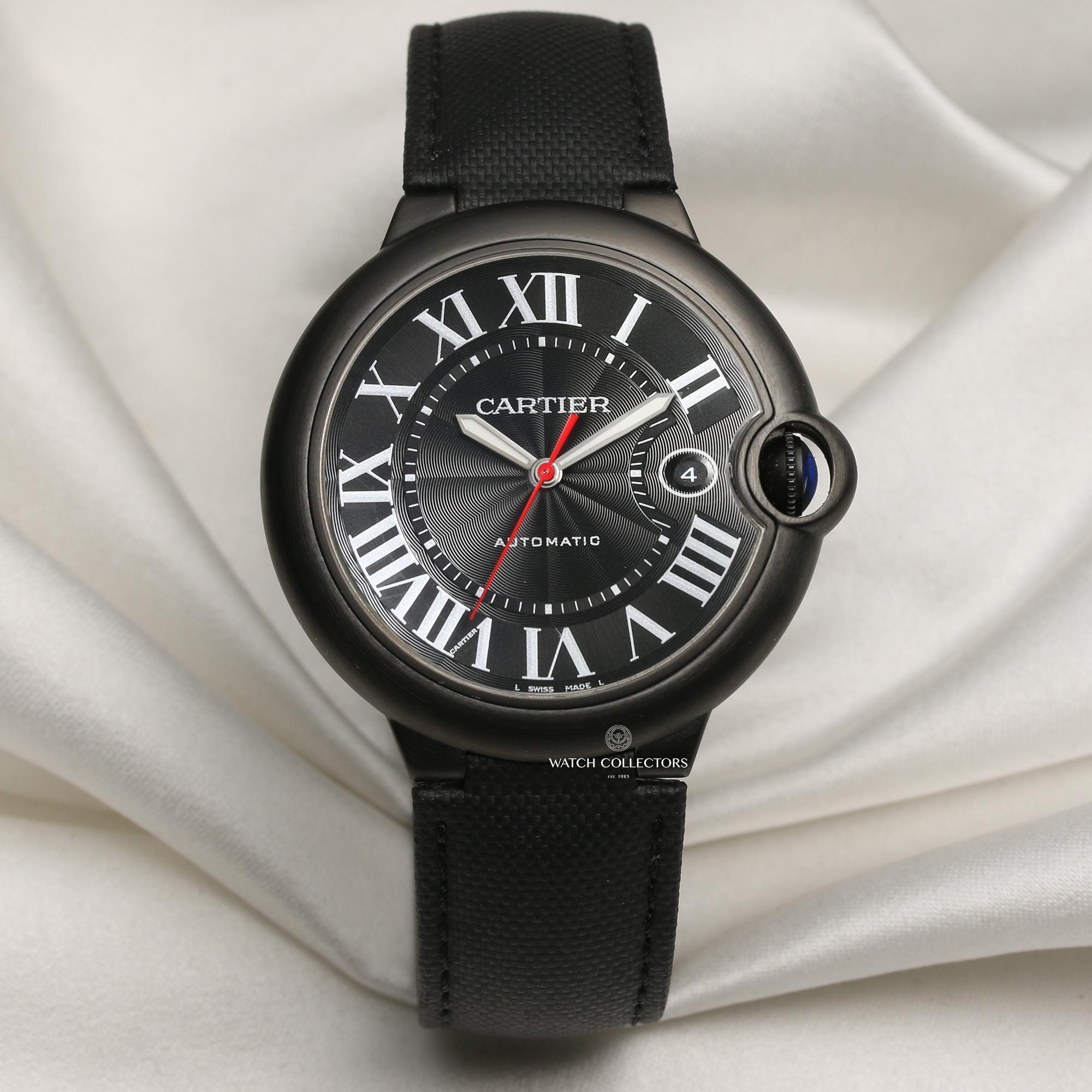 Cartier Ballon Bleu Carbon Second Hand Watch Collectors 8