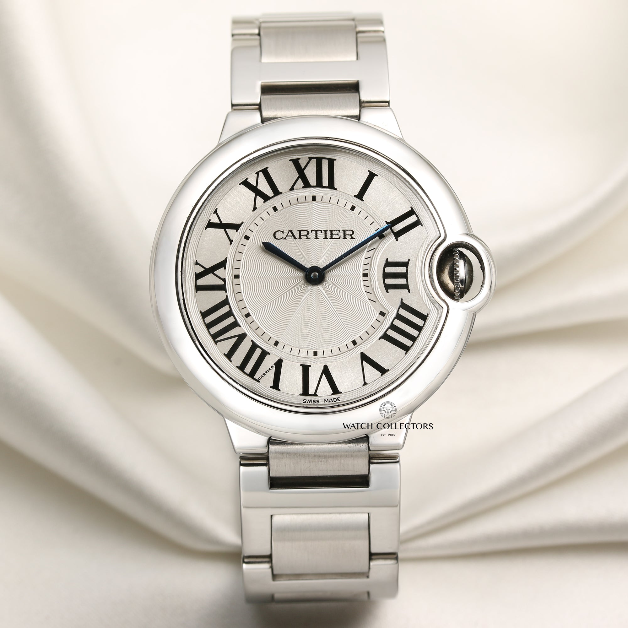 Cartier Ballon Bleu Stainless Steel Second Hand Watch Collectors 1