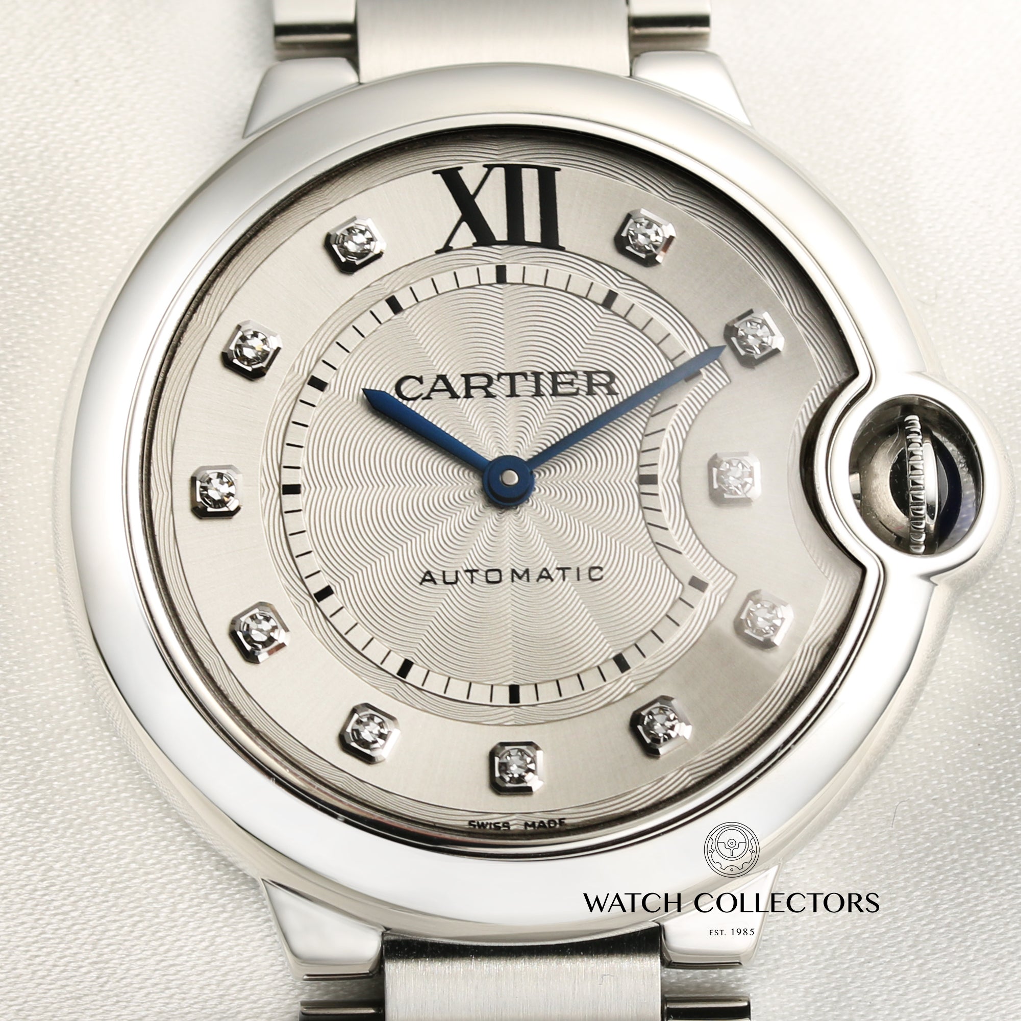 Cartier Ballon Bleu Stainless Steel Second Hand Watch Collectors 2