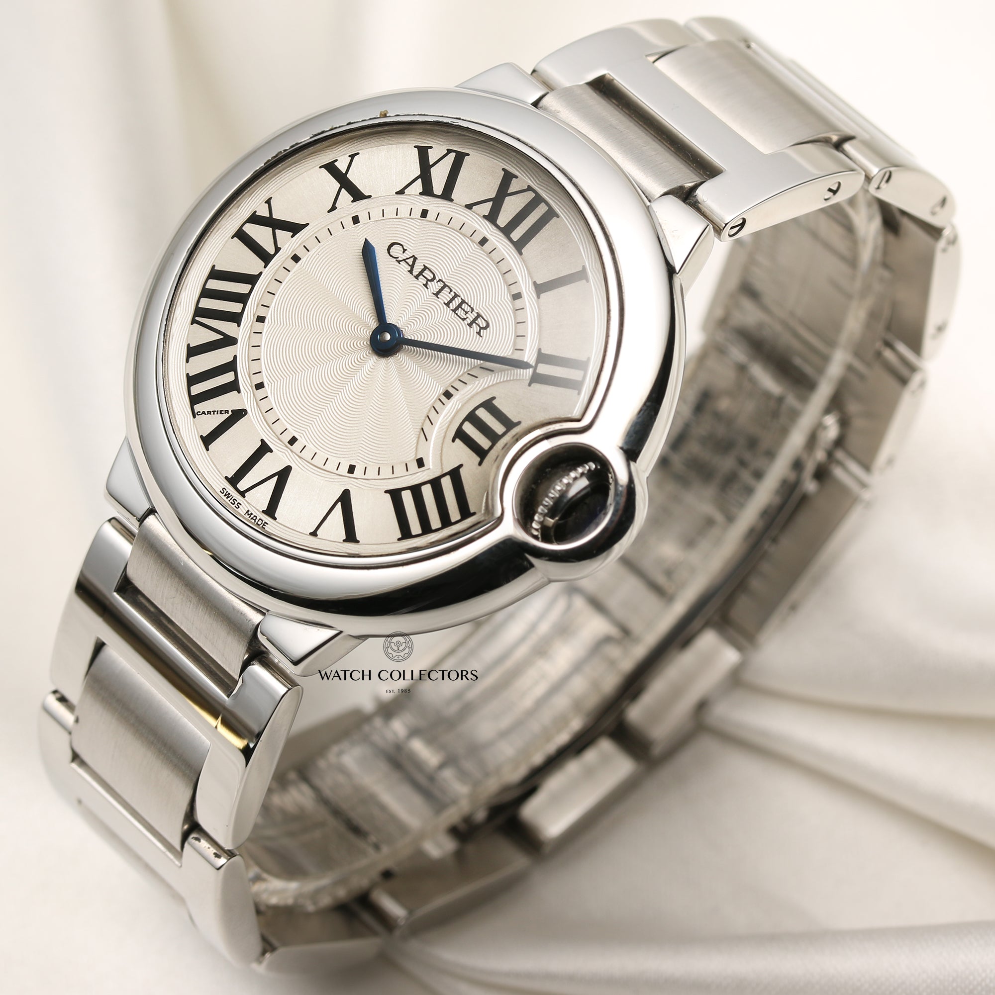 Cartier Ballon Bleu Stainless Steel Second Hand Watch Collectors 3