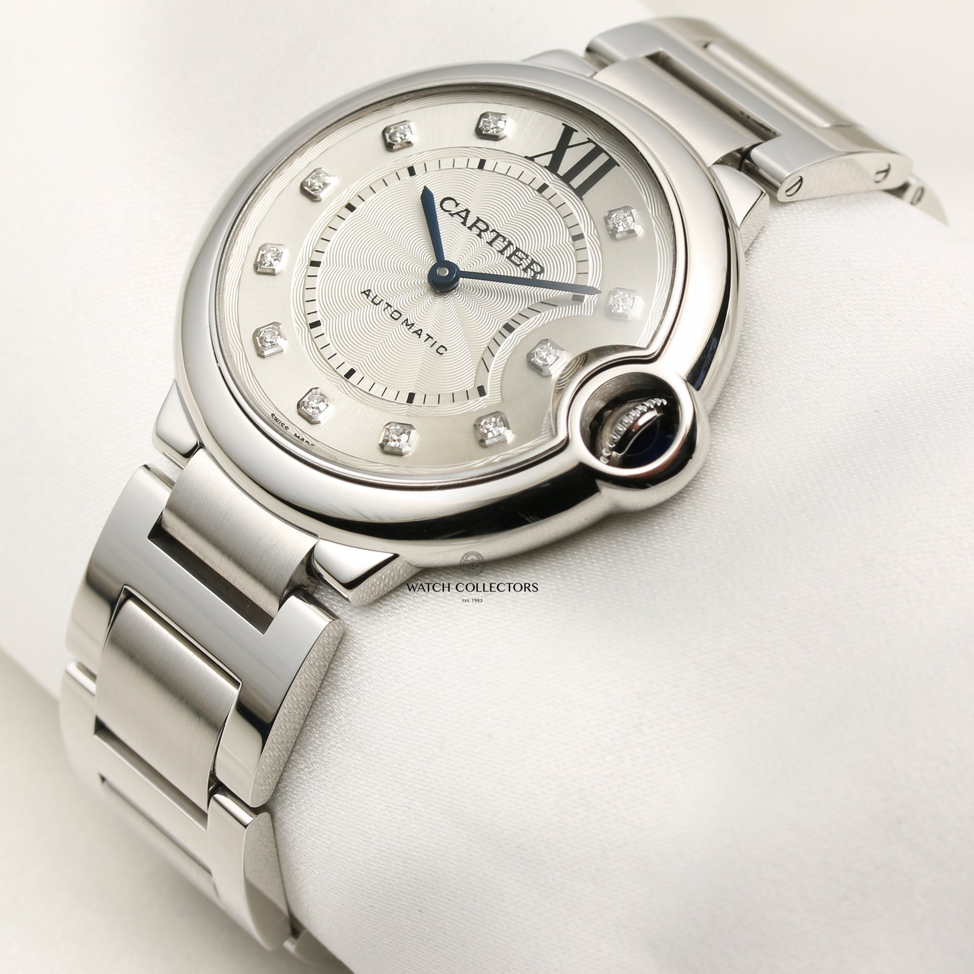 Cartier Ballon Bleu Stainless Steel Second Hand Watch Collectors 3