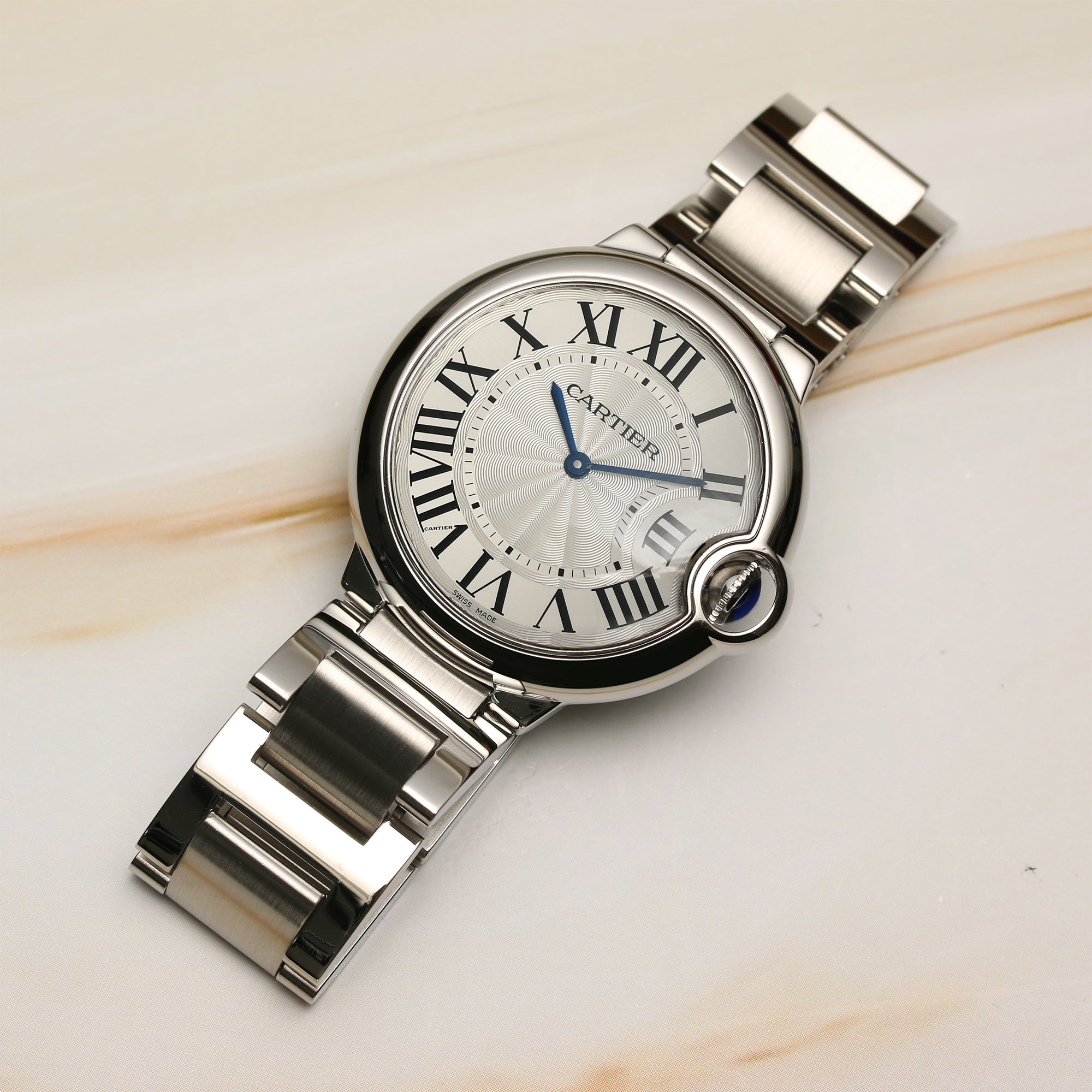 Cartier Ballon Bleu Stainless Steel Second Hand Watch Collectors 3