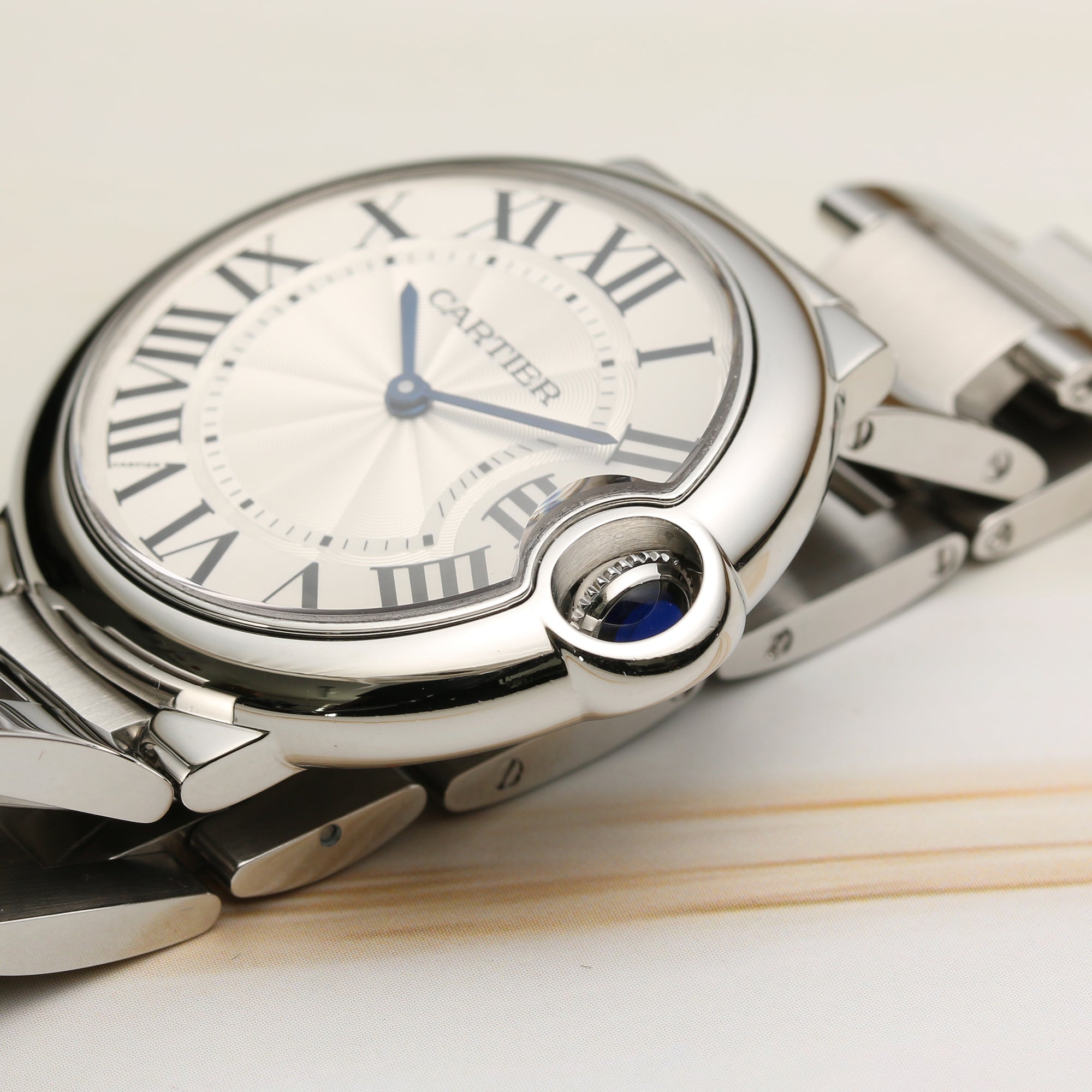 Cartier Ballon Bleu Stainless Steel Second Hand Watch Collectors 4