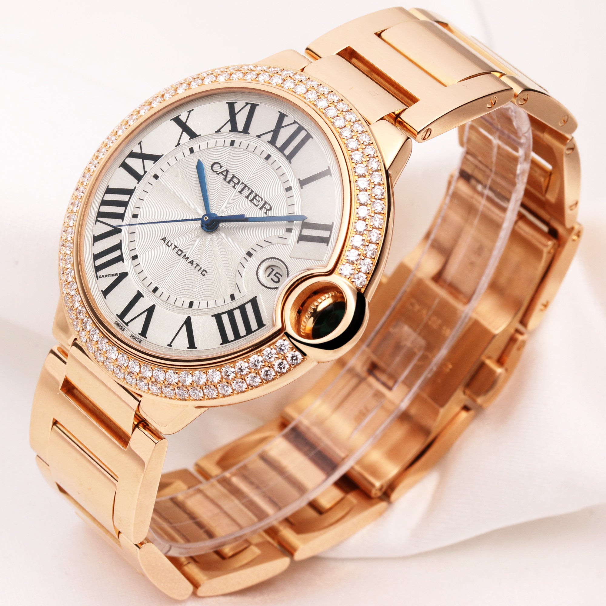 Cartier Ballon Bleu WE9008Z3 18k Rose Gold Second Hand Watch Collectors (3)