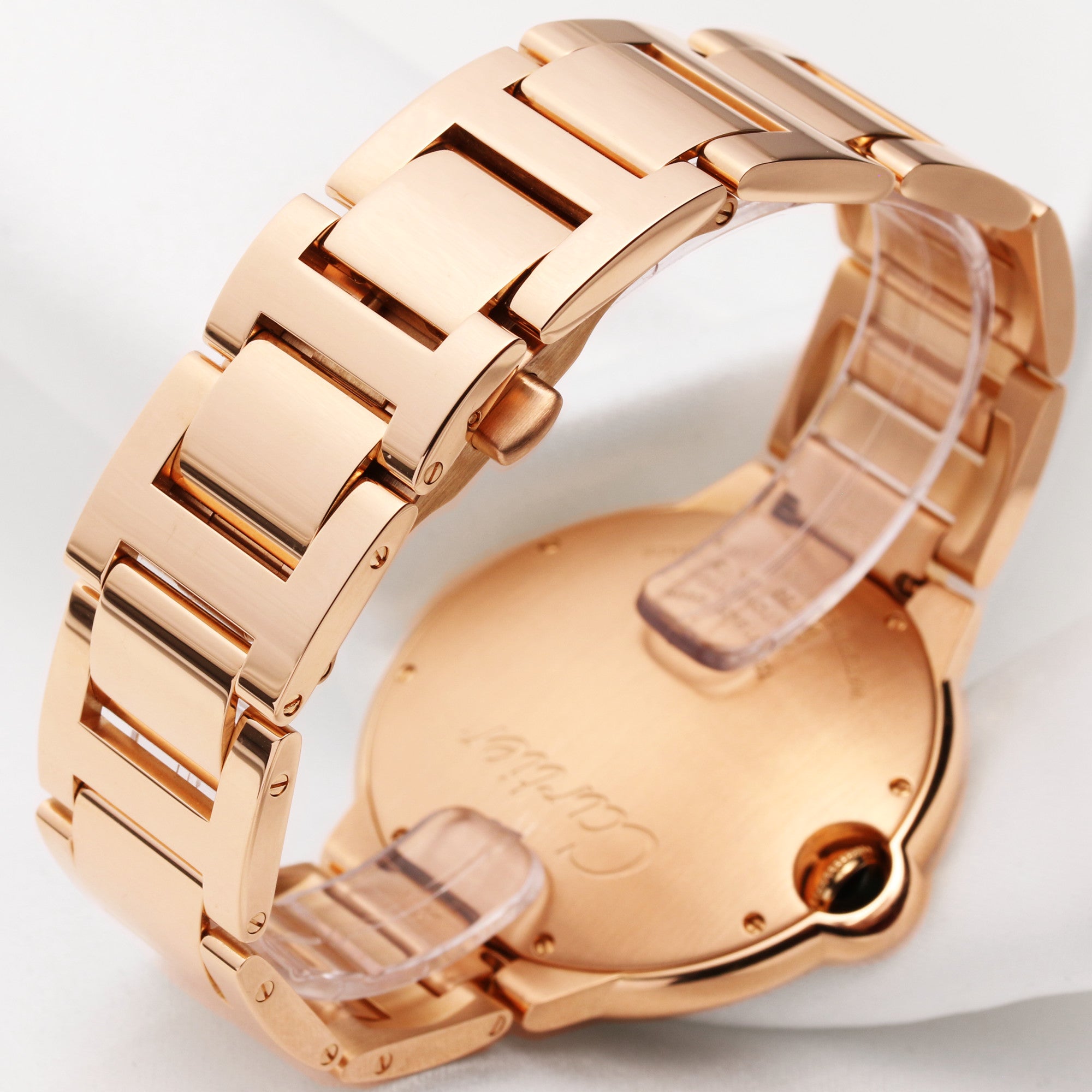 Cartier Ballon Bleu WE9008Z3 18k Rose Gold Second Hand Watch Collectors (5)