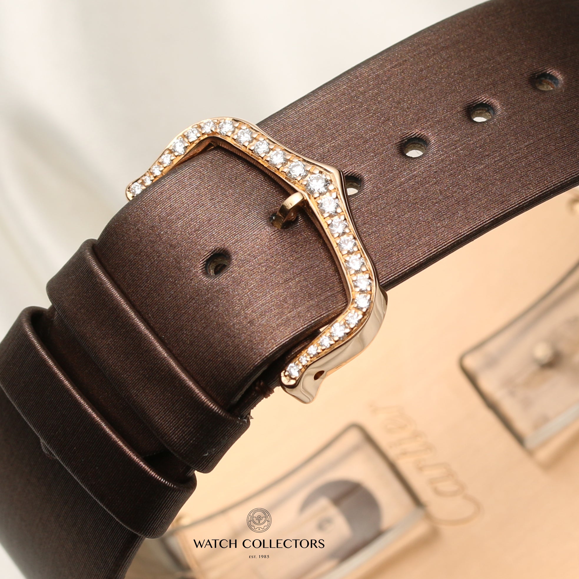 Cartier Captive 18K Rose Gold Diamonds Second Hand Watch Collectors 9