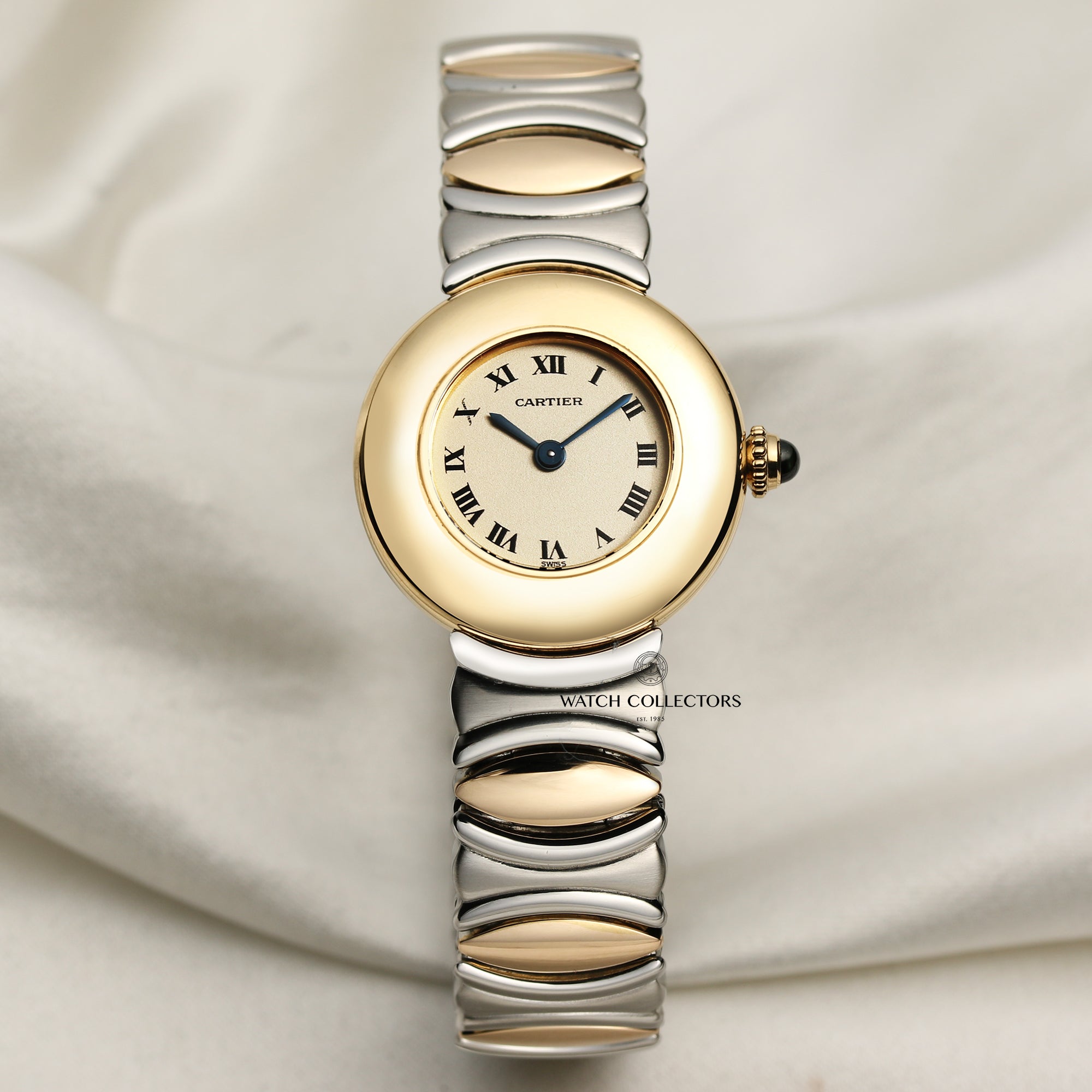Cartier Colisee Steel & Gold Second Hand Watch Collectors 1