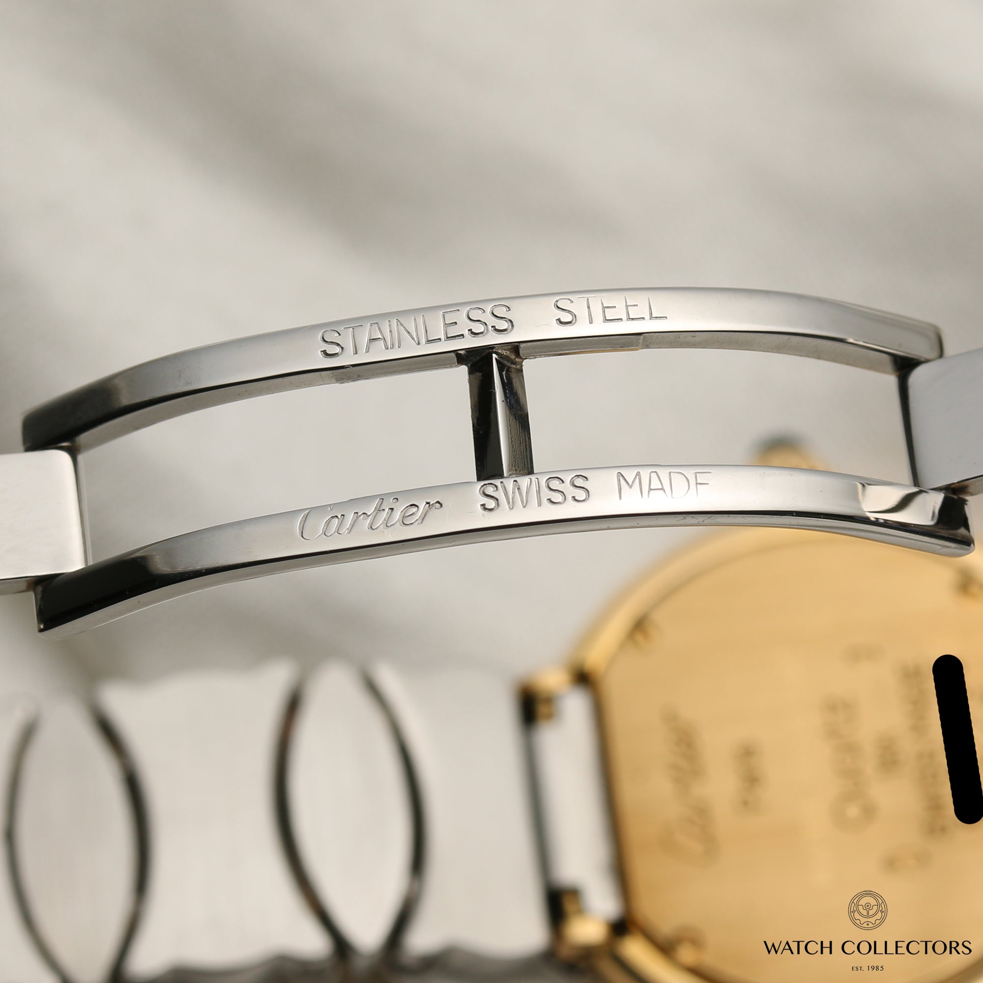 Cartier Colisee Steel & Gold Second Hand Watch Collectors 7