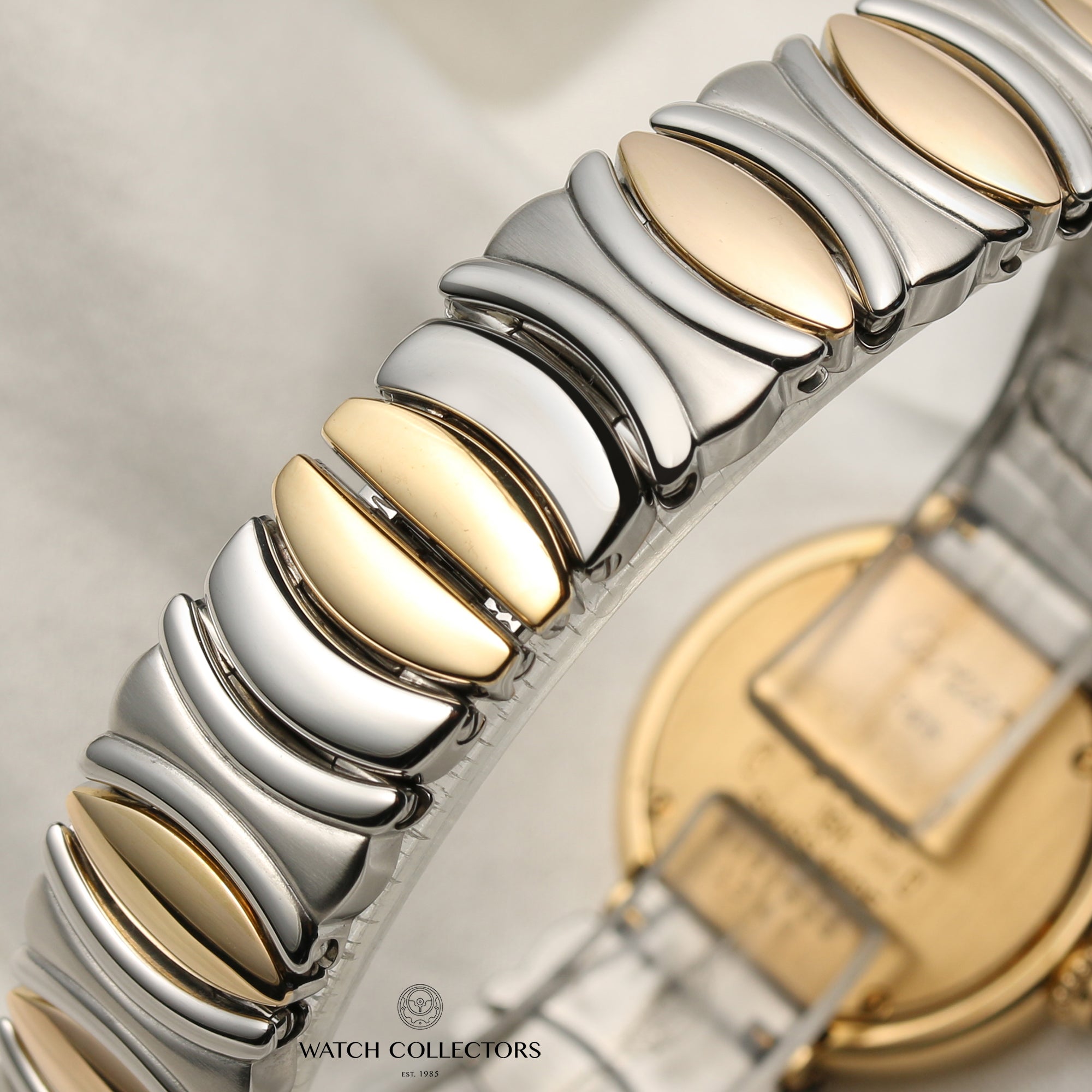 Cartier Colisee Steel & Gold Second Hand Watch Collectors 8