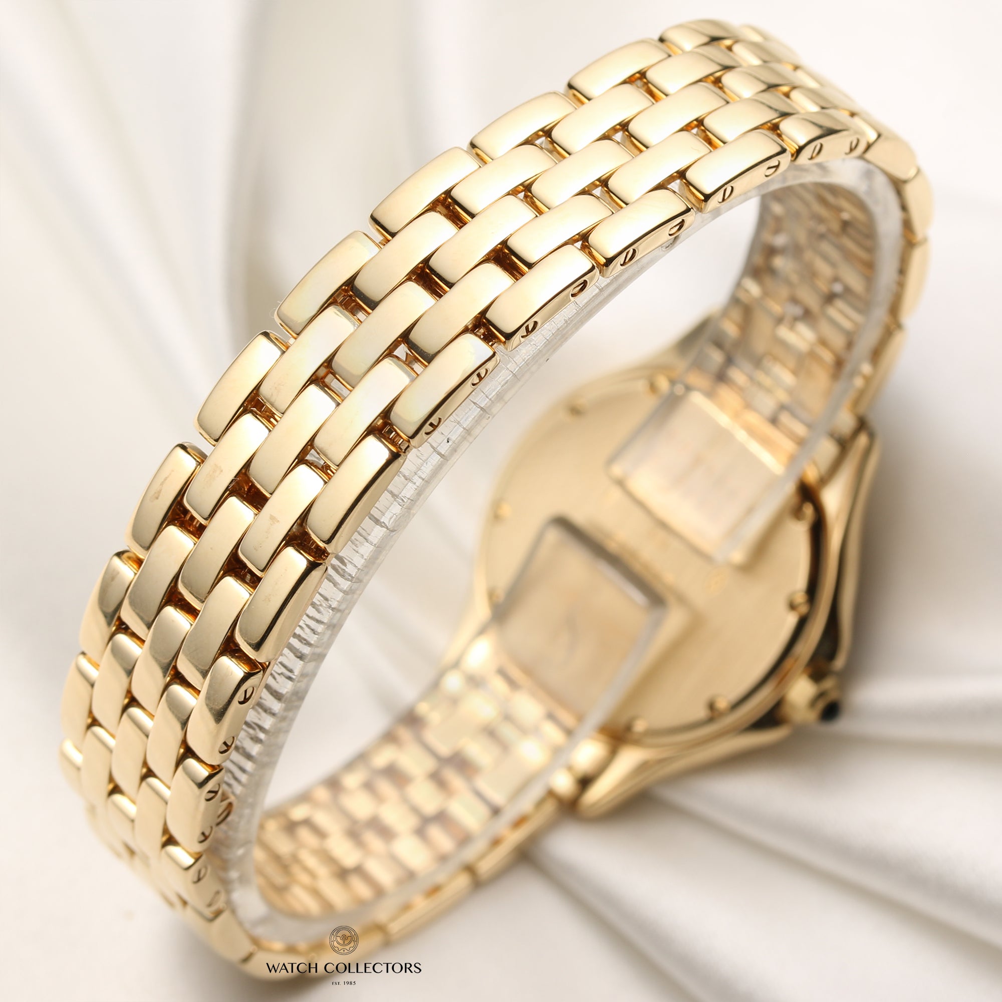 Cartier Cougar 18K Yellow Gold Second Hand Watch Collectors 6