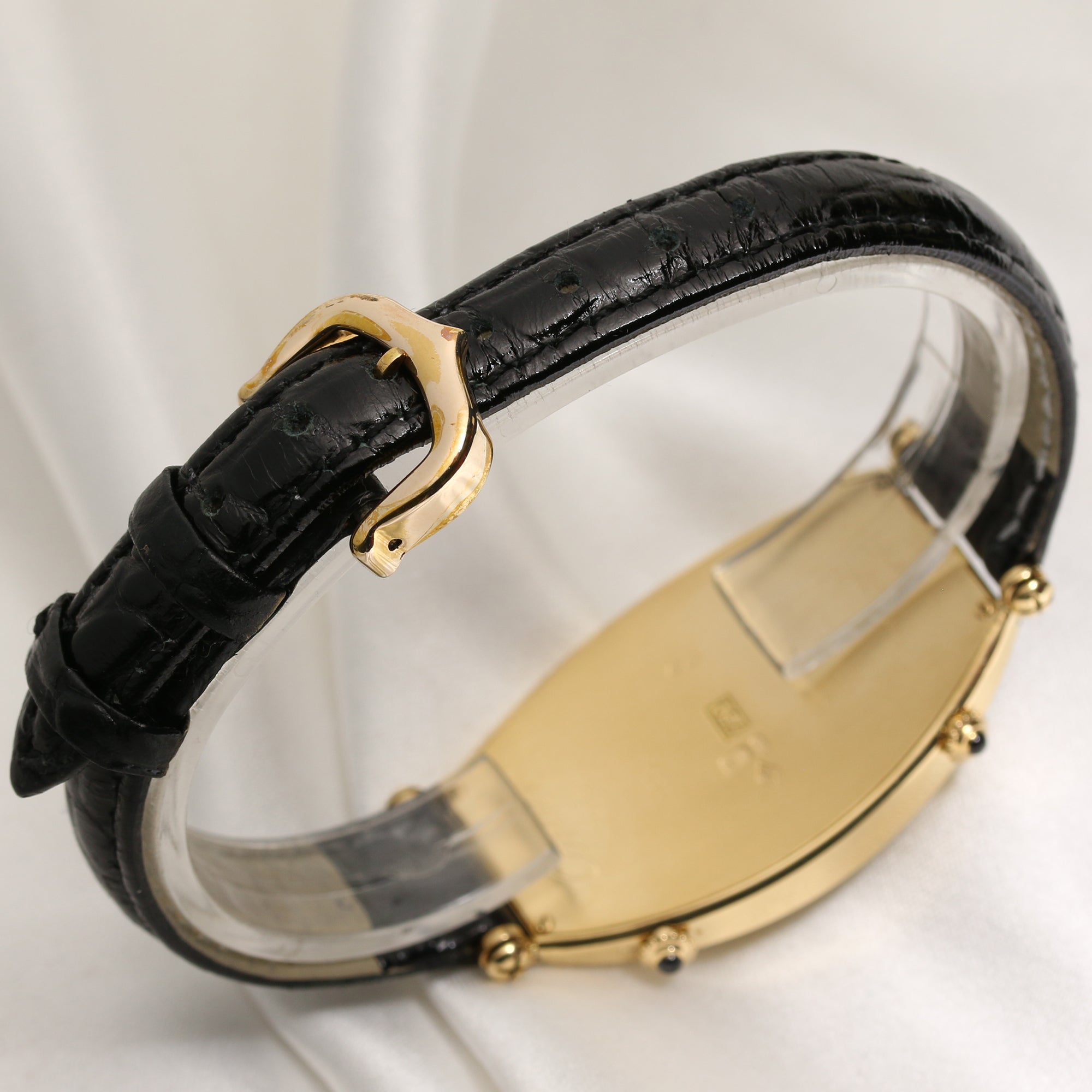 Cartier Dual Time 18K Yellow Gold Second Hand Watch Collectors 6