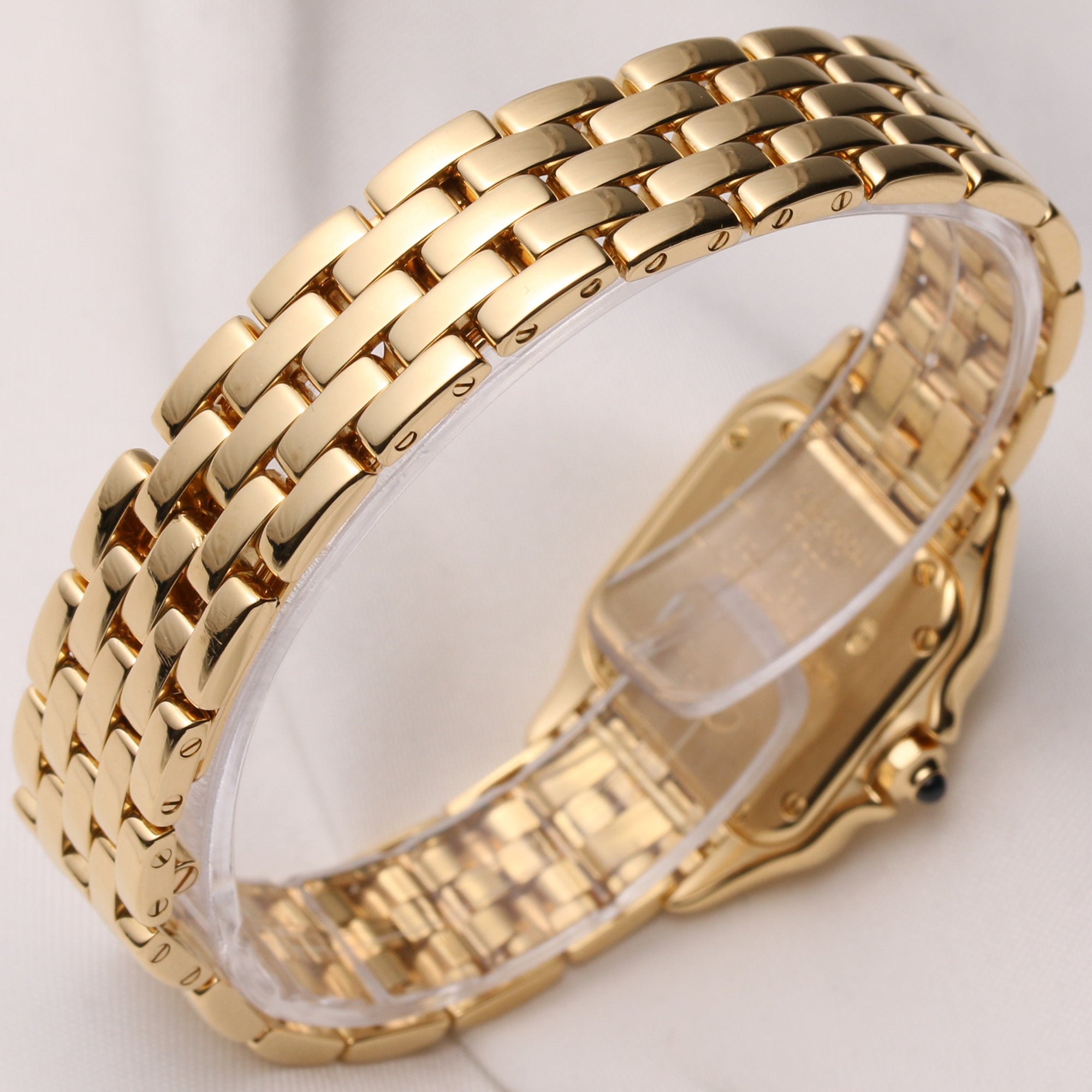 Cartier Panthere 1070 2 18K Yellow Gold Second Hand Watch Collectors 5