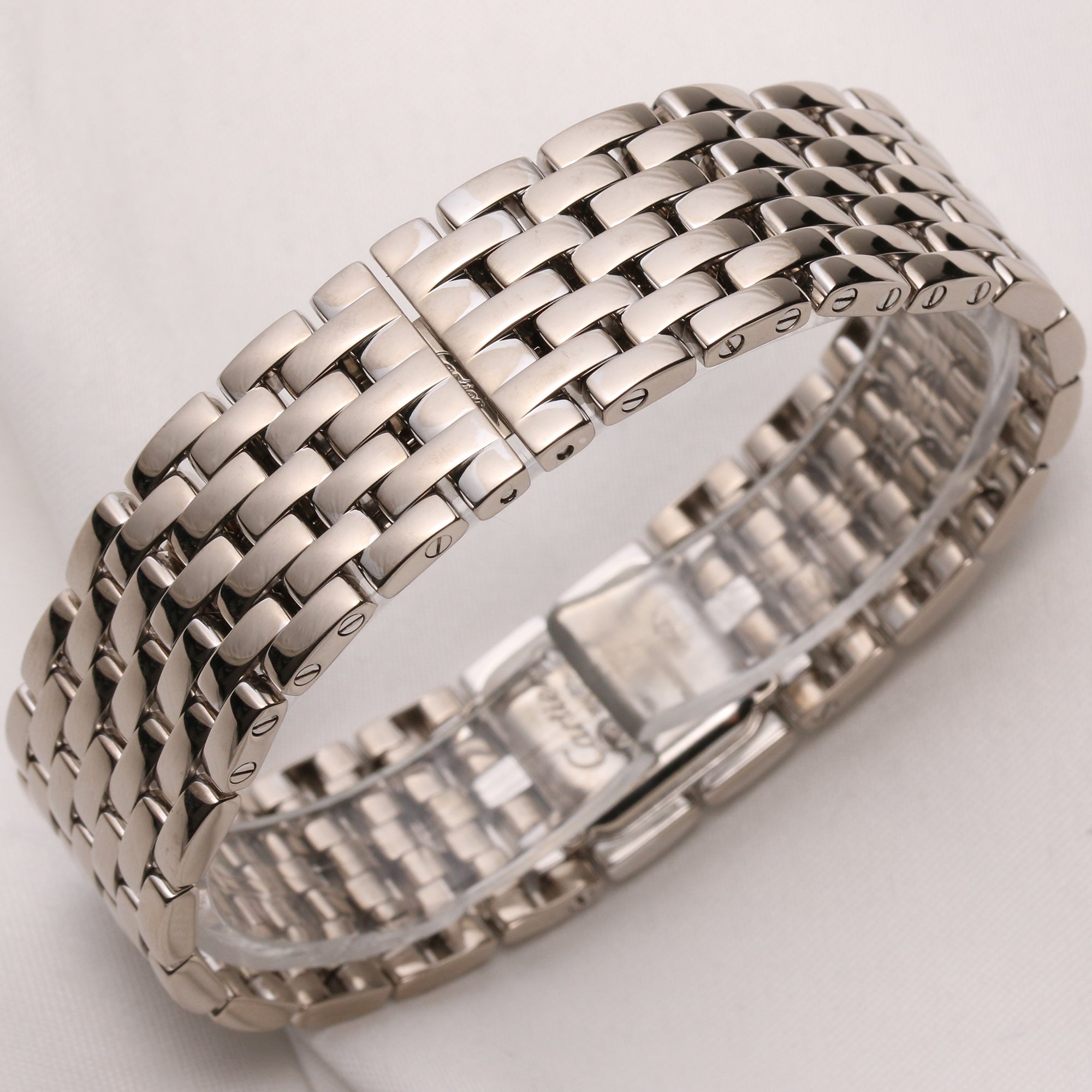 Cartier Panthere 18K White Gold Diamond Second Hand Watch Collectors 5