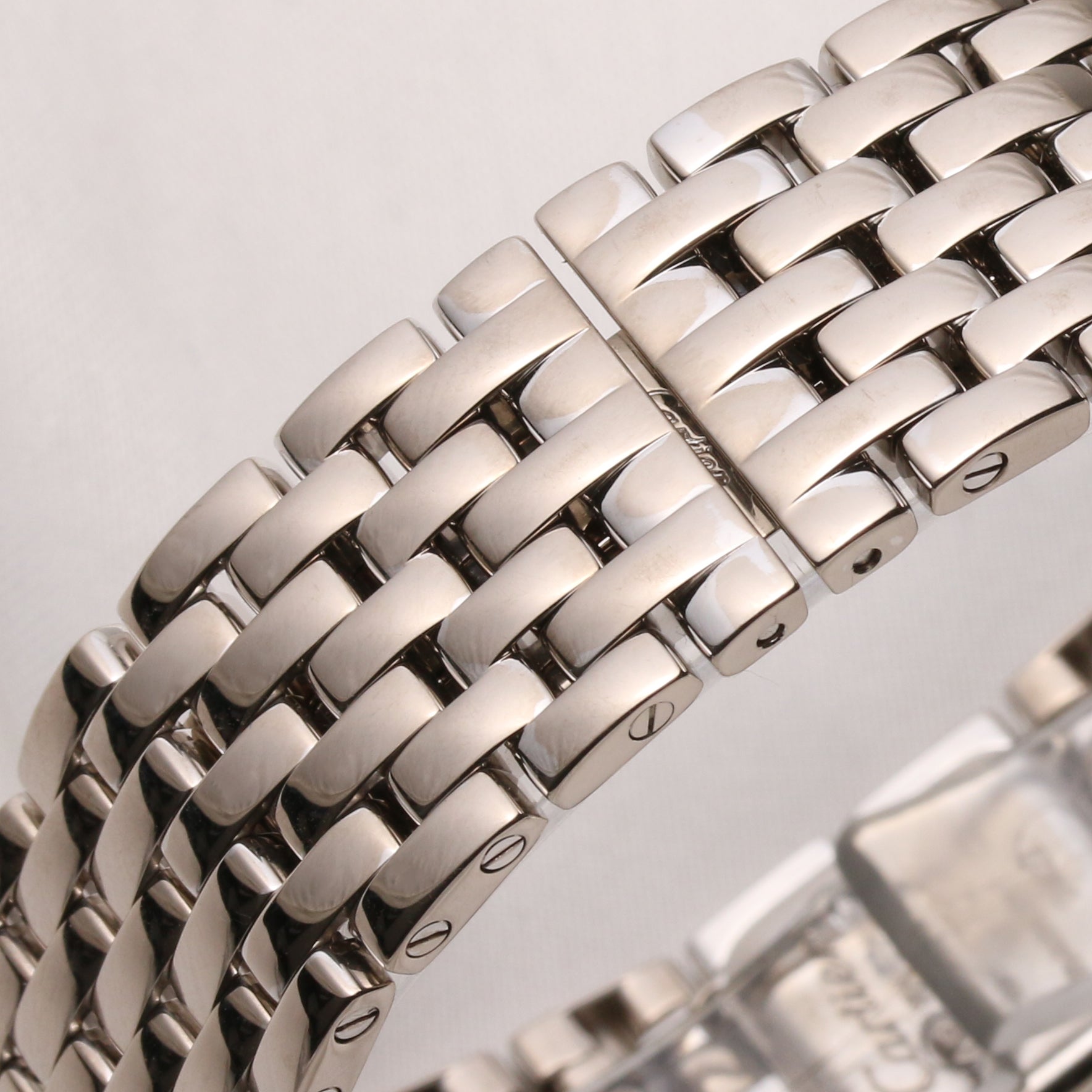 Cartier Panthere 18K White Gold Diamond Second Hand Watch Collectors 6