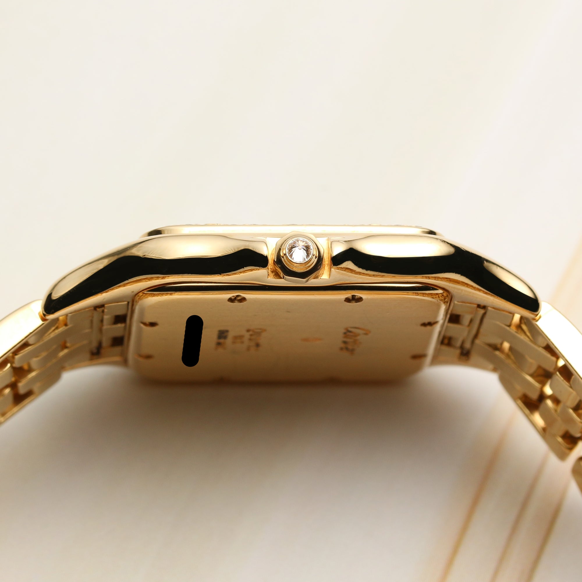 Cartier Panthere 18K Yellow Gold Diamond Second Hand Watch Collectors 4