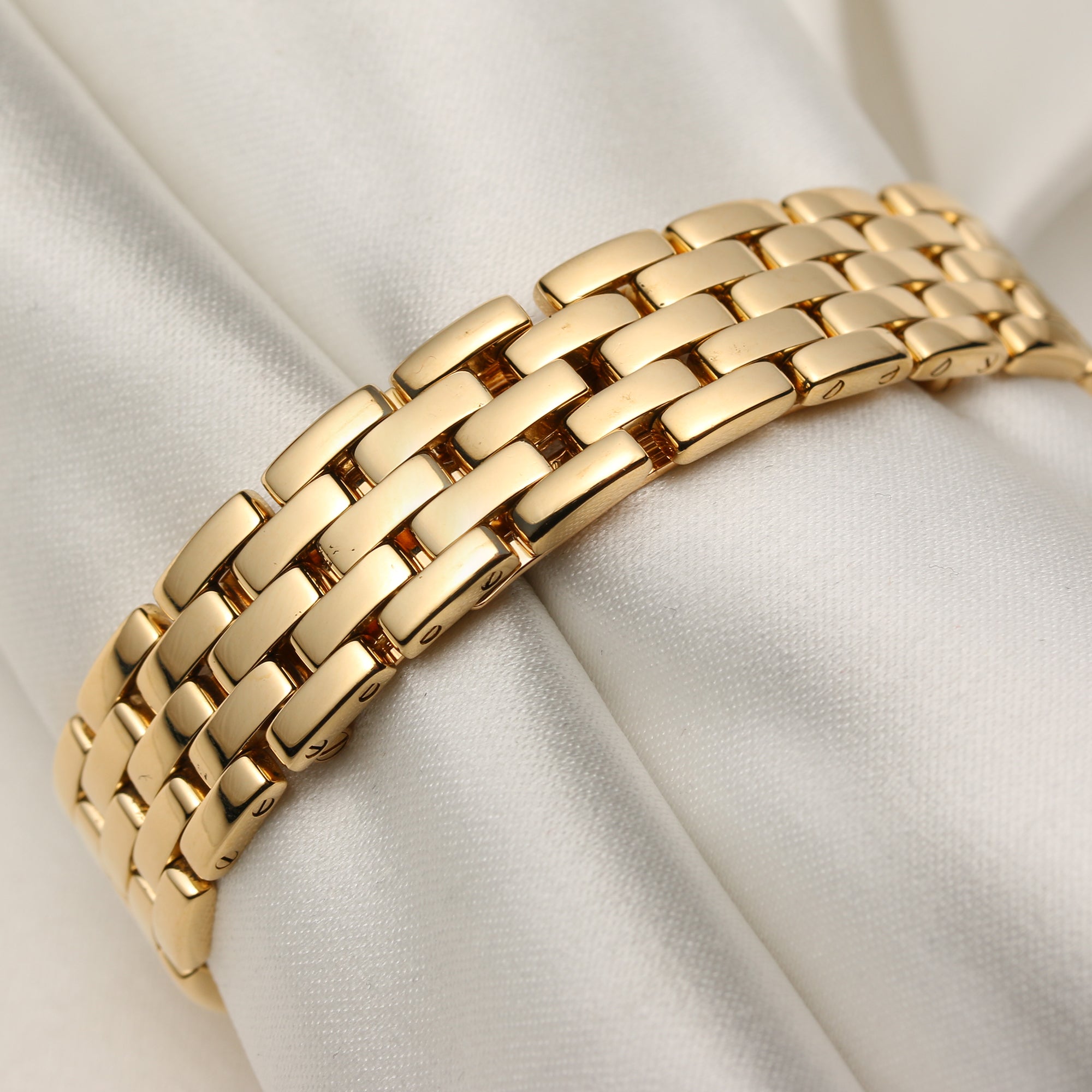 Cartier Panthere 18K Yellow Gold Diamond Second Hand Watch Collectors 6