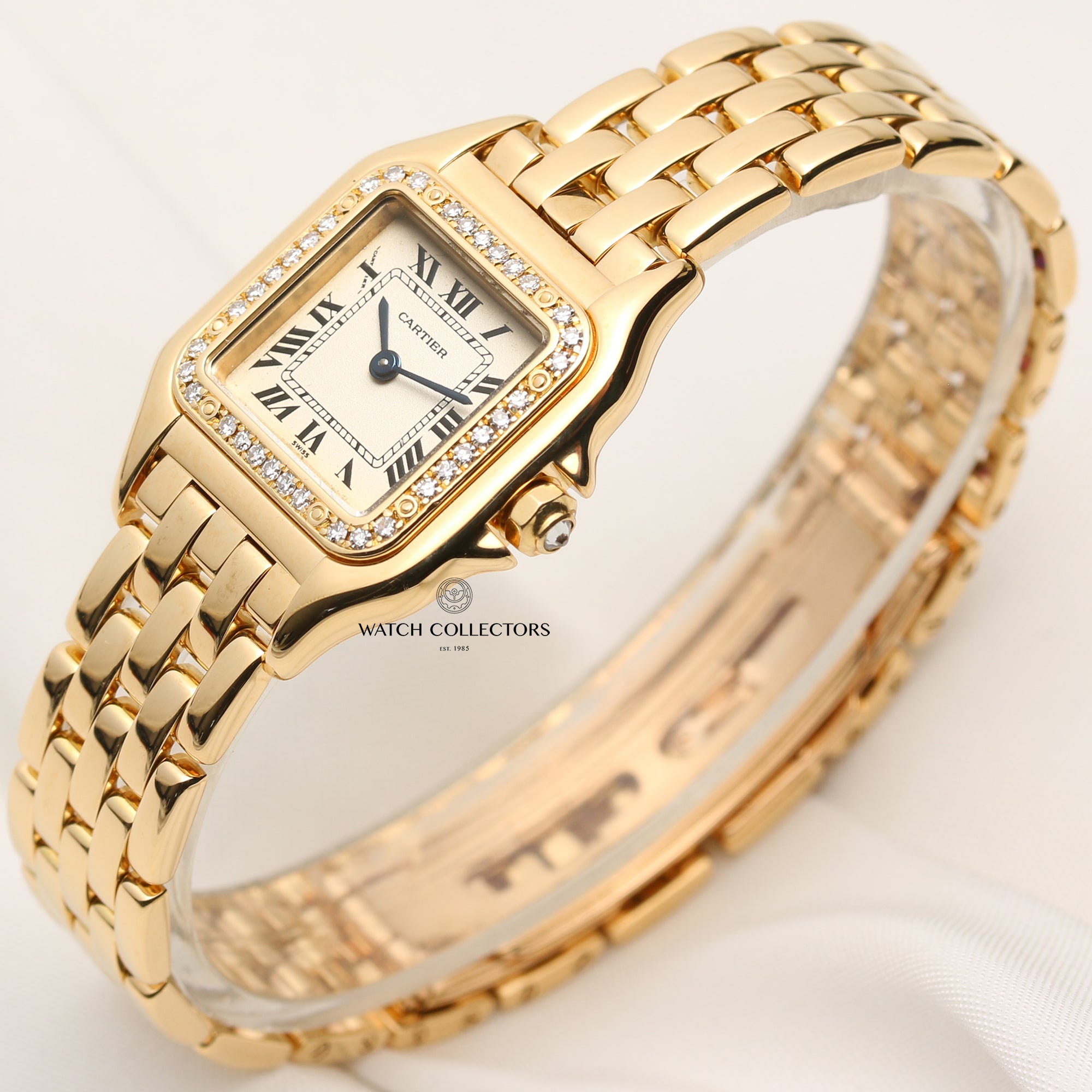 Cartier Panthere 18K Yellow Gold Second Hand Watch Collectors 3