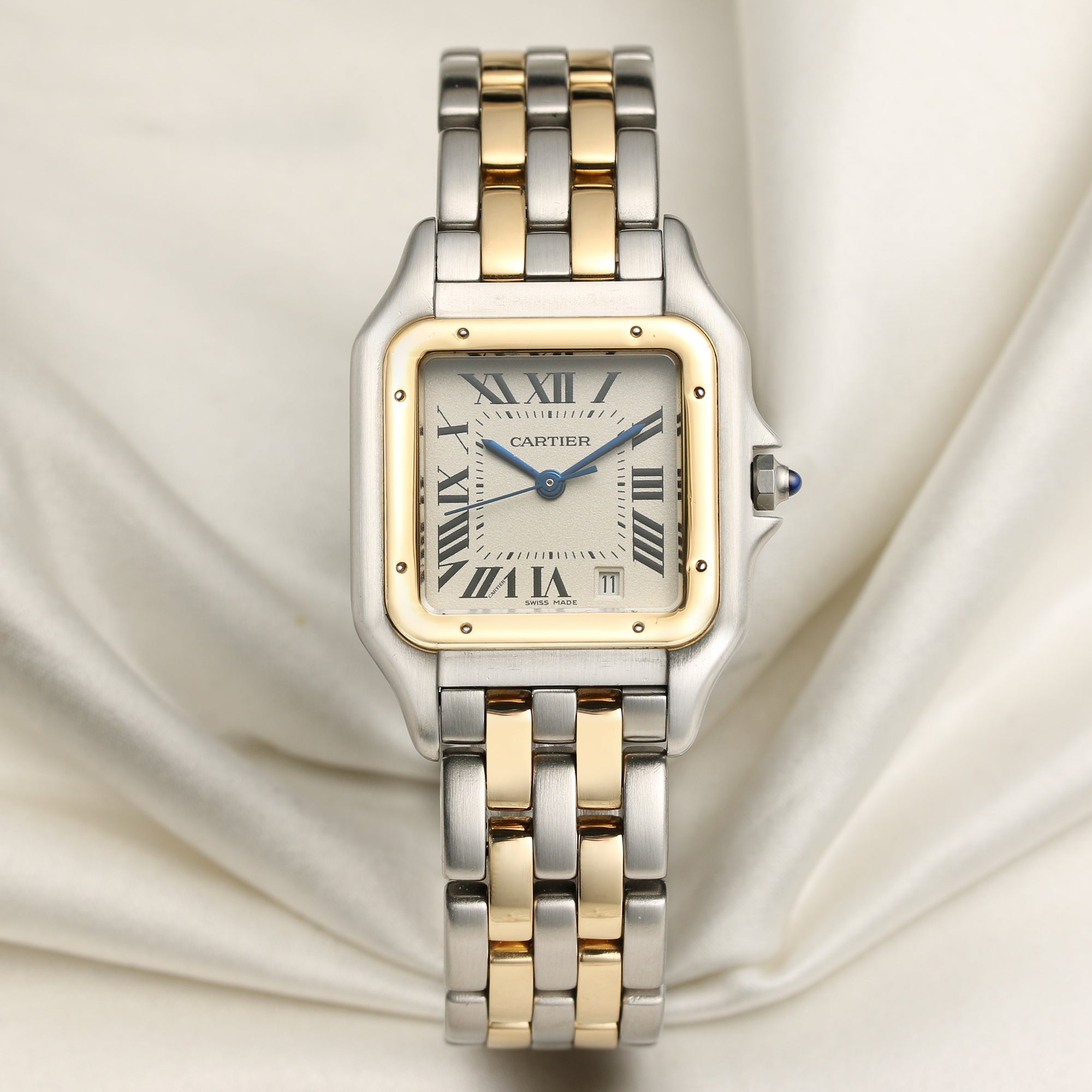 Cartier Panthere Steel & Gold Second Hand Watch Collectors 1