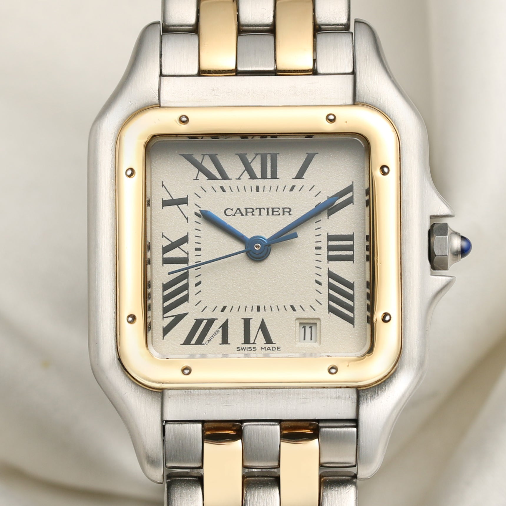 Cartier Panthere Steel & Gold Second Hand Watch Collectors 2