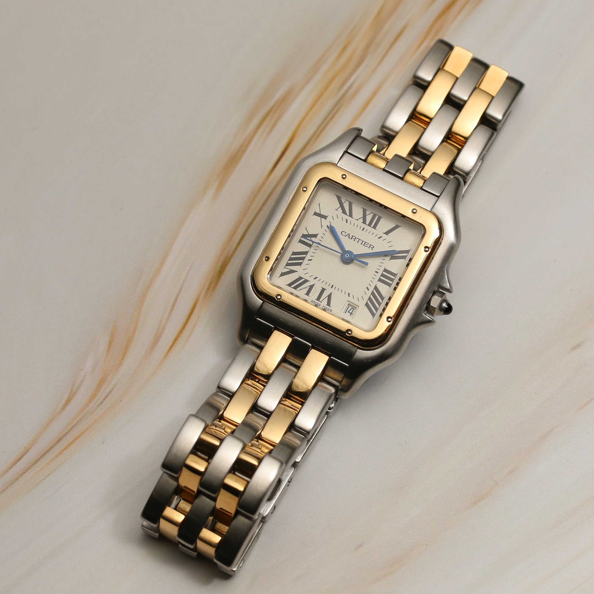 Cartier Panthere Steel & Gold Second Hand Watch Collectors 3