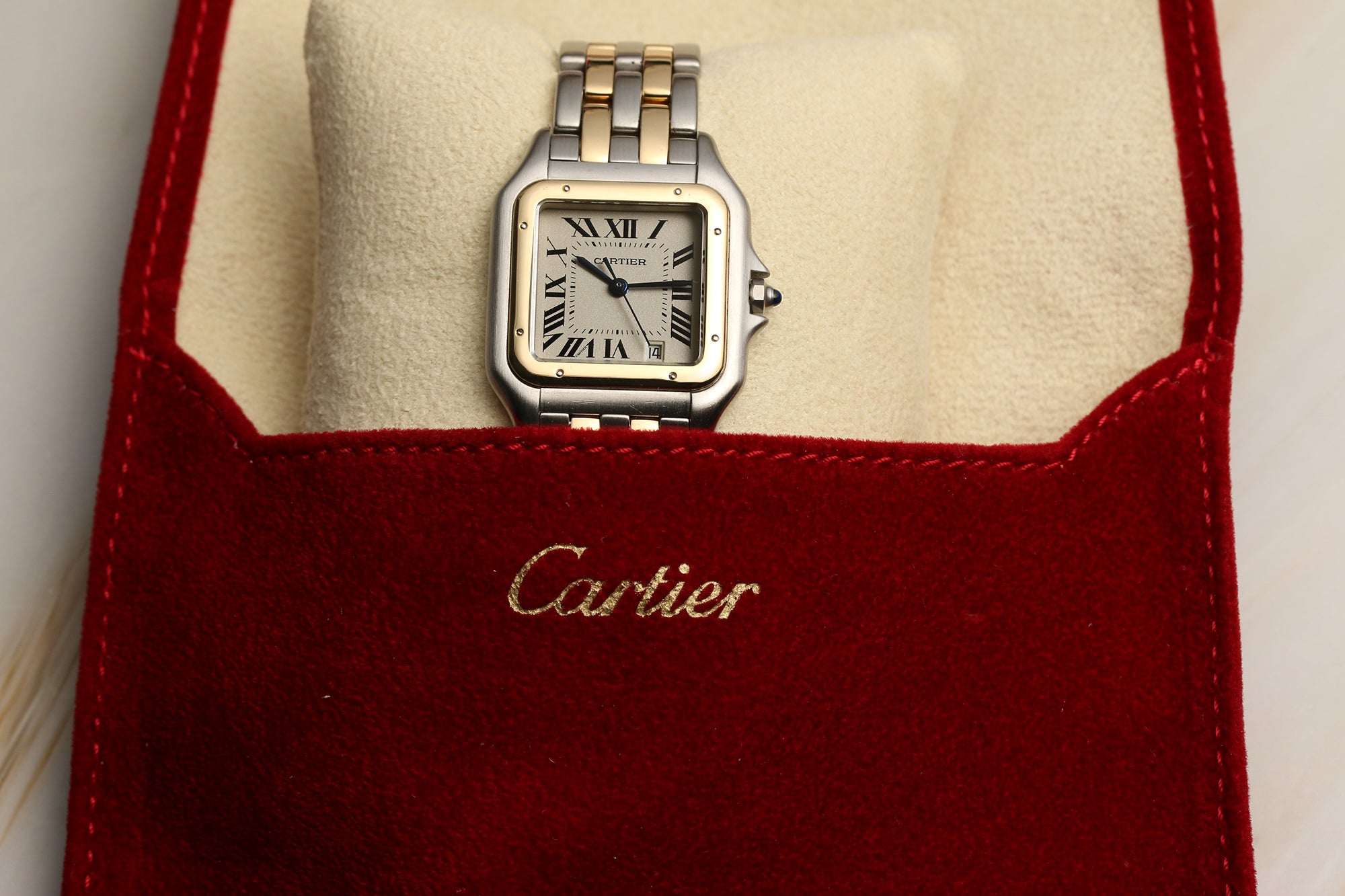 Cartier Panthere Steel & Gold Second Hand Watch Collectors 6