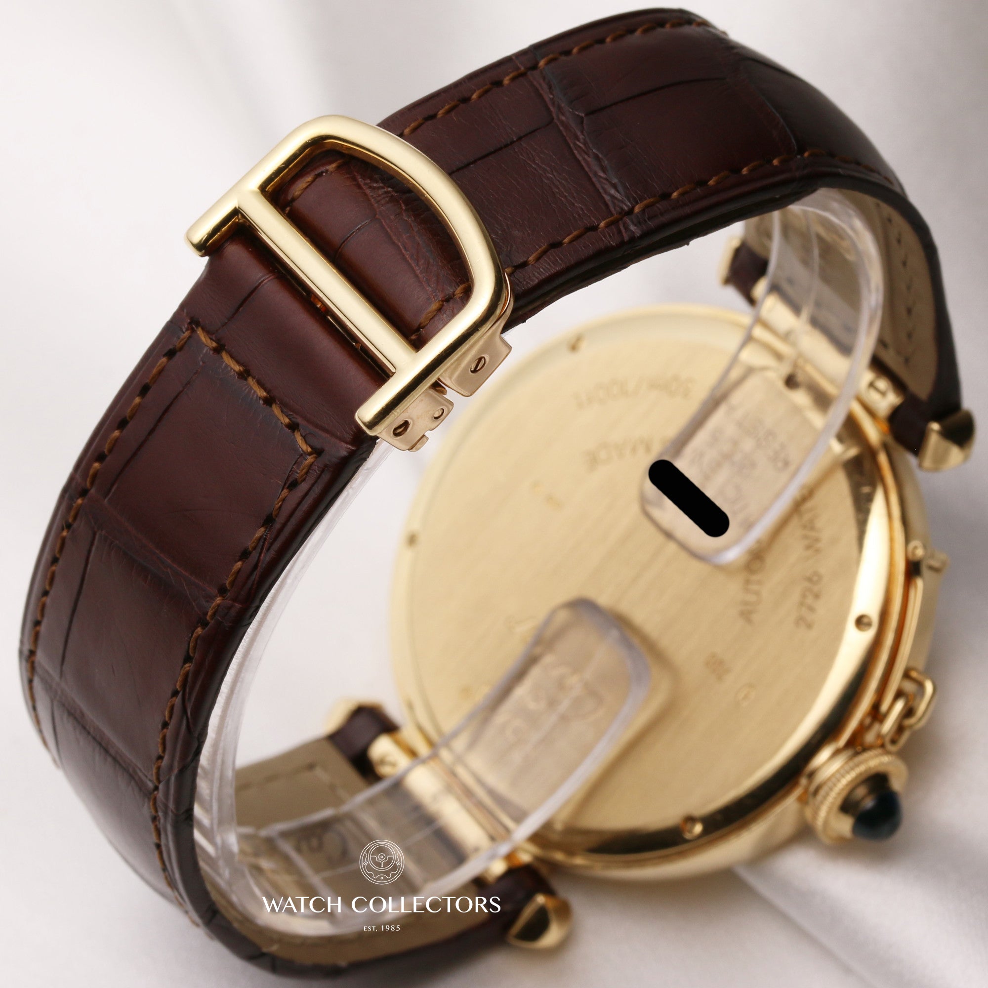 Cartier-Pasha-18K-Yellow-Gold-Second-Hand-Watch-Collectors-5