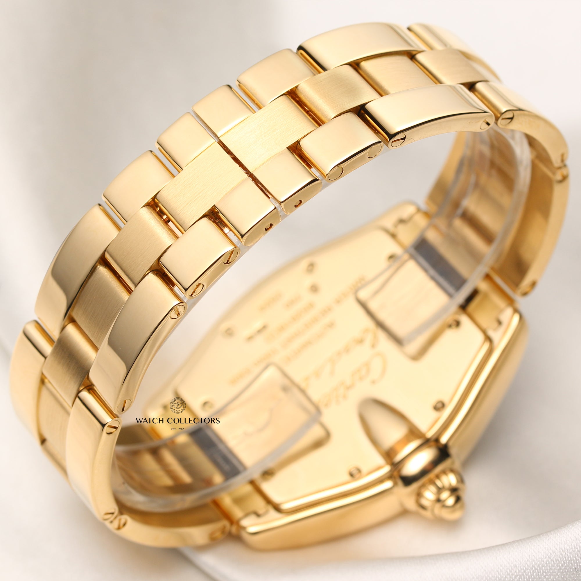 Cartier Roadster Automatic 37mm 18K Yellow Gold Second Hand Watch Collectors 7