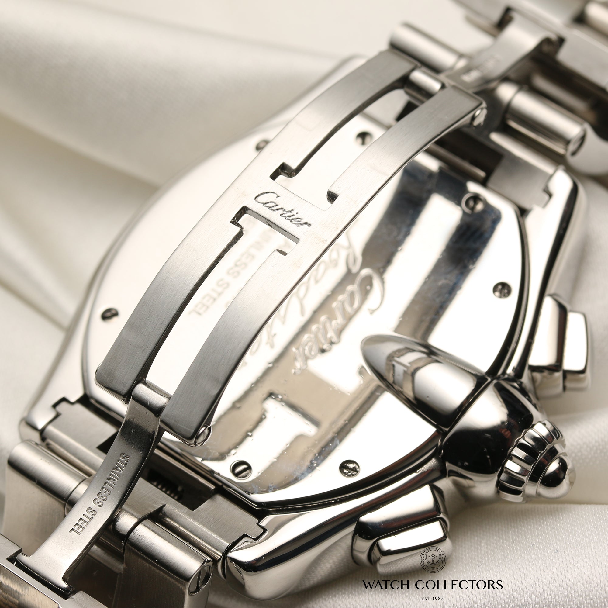 Cartier Roadster Stainless Steel Second Hand Watch Collectors 9