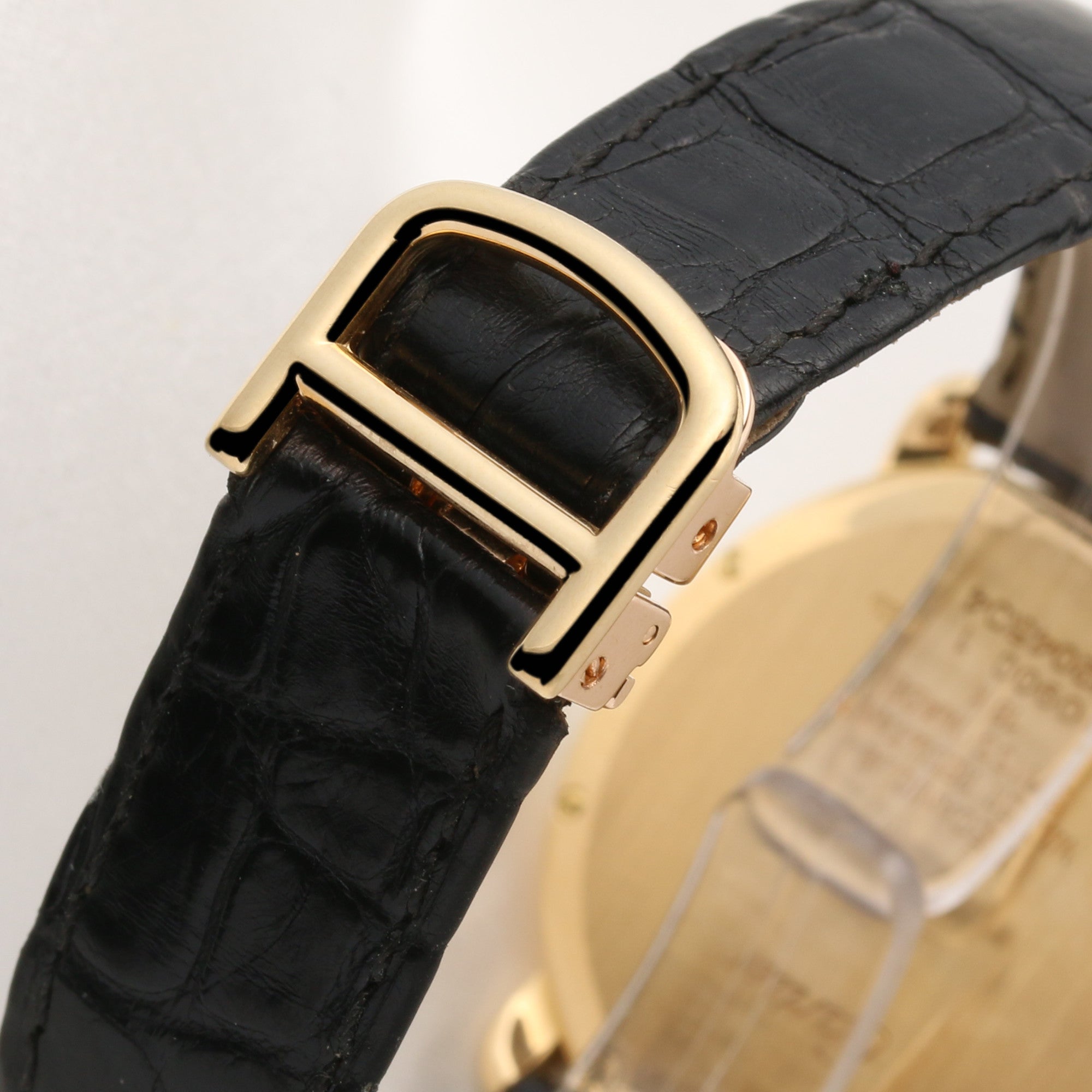 Cartier Ronde Louis 0900 1 18K Yellow Gold Second Hand Watch Collectors 6